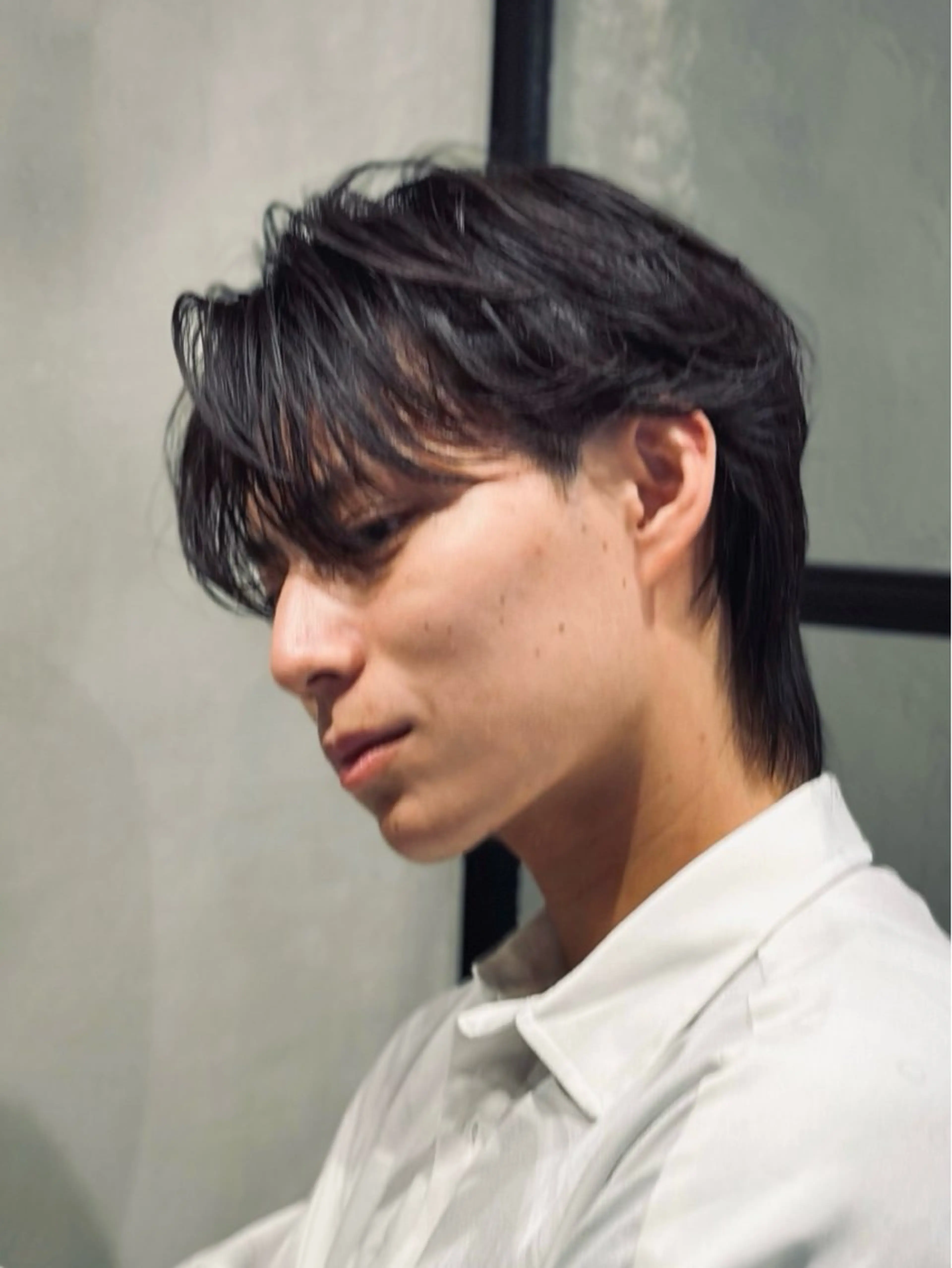 ショート パーマ 池袋センターパート No.1 裕大のヘアスタイル