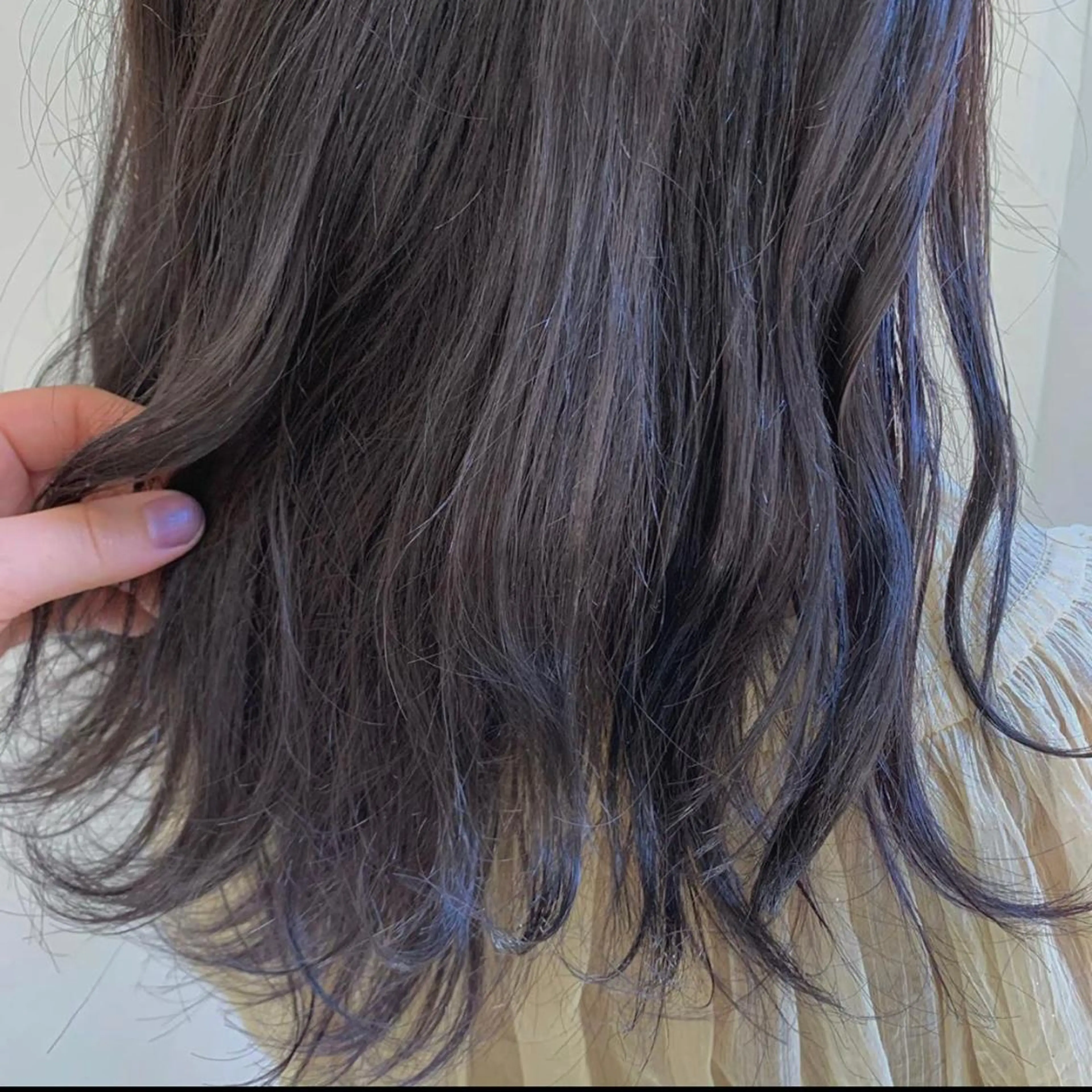 ミディアム カラー ヘアアレンジ ブリーチ 透明感カラー ラベンダーカラー タカミ荒子店所属・眉毛ワックス konomiの眉毛・アイブロウイメージ