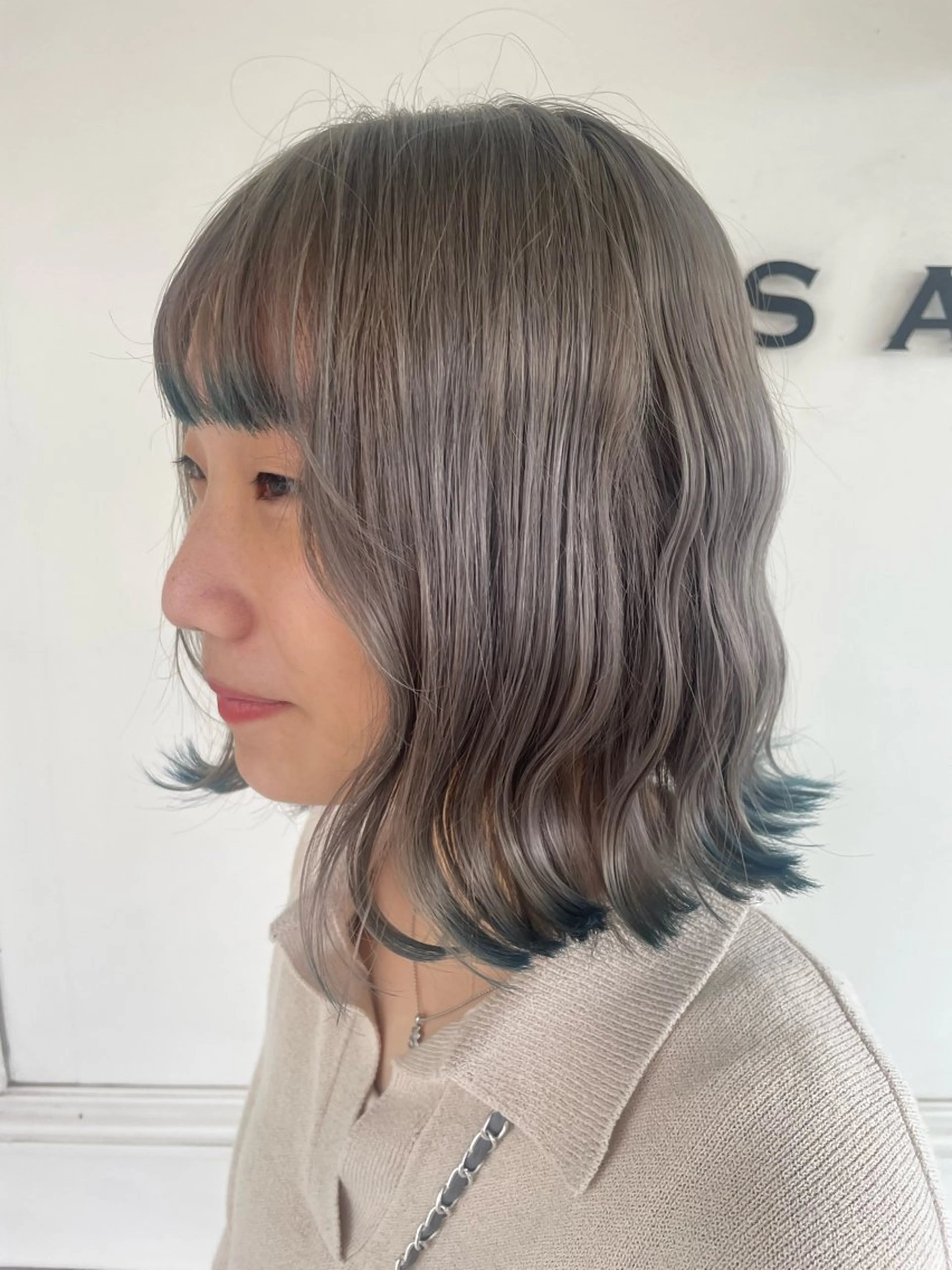 ショート カラー カット ヘアカラー 長岡 香澄のヘアスタイル