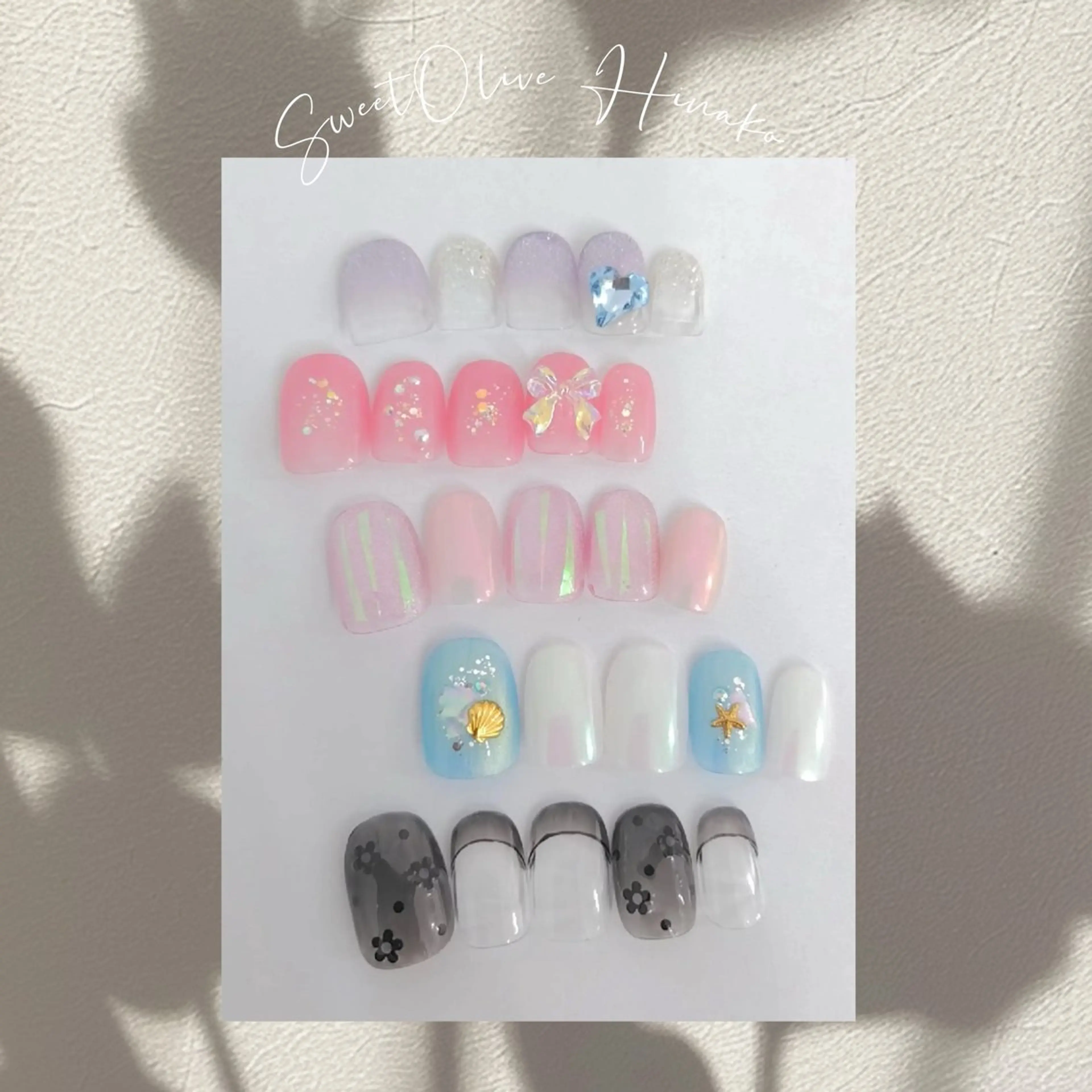 ネイル マグネットネイル SweetOlive HINAKOのネイルデザイン