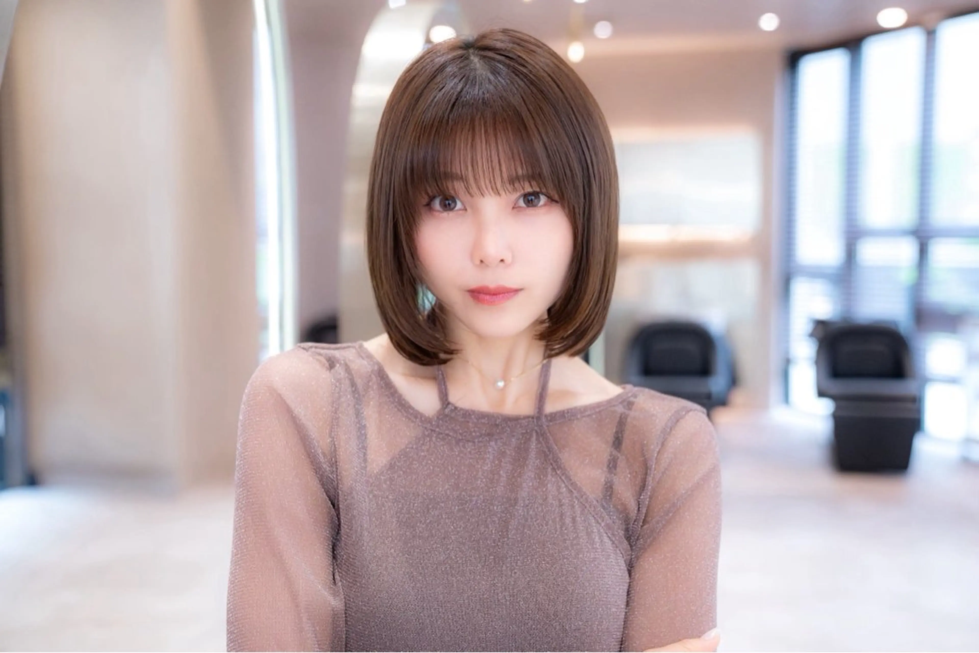 ショート カラー ブラウンカラー 韓国風ヘア ヘアカラー 韓国ヘア顔周りカット そーた/渋谷駅のヘアスタイル