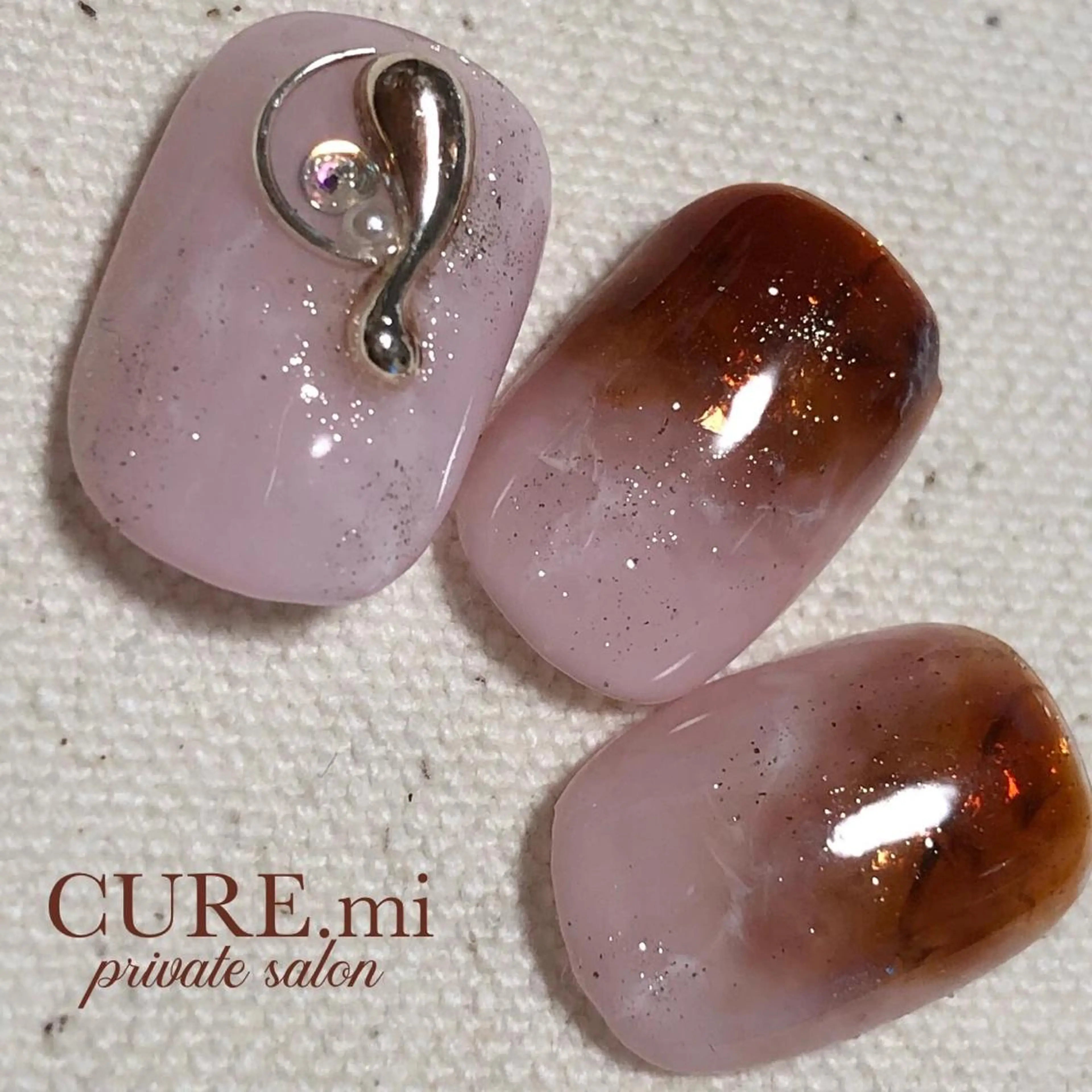 ネイル ピンク ハンドネイル ハンドケア 伊藤 美香のその他イメージ