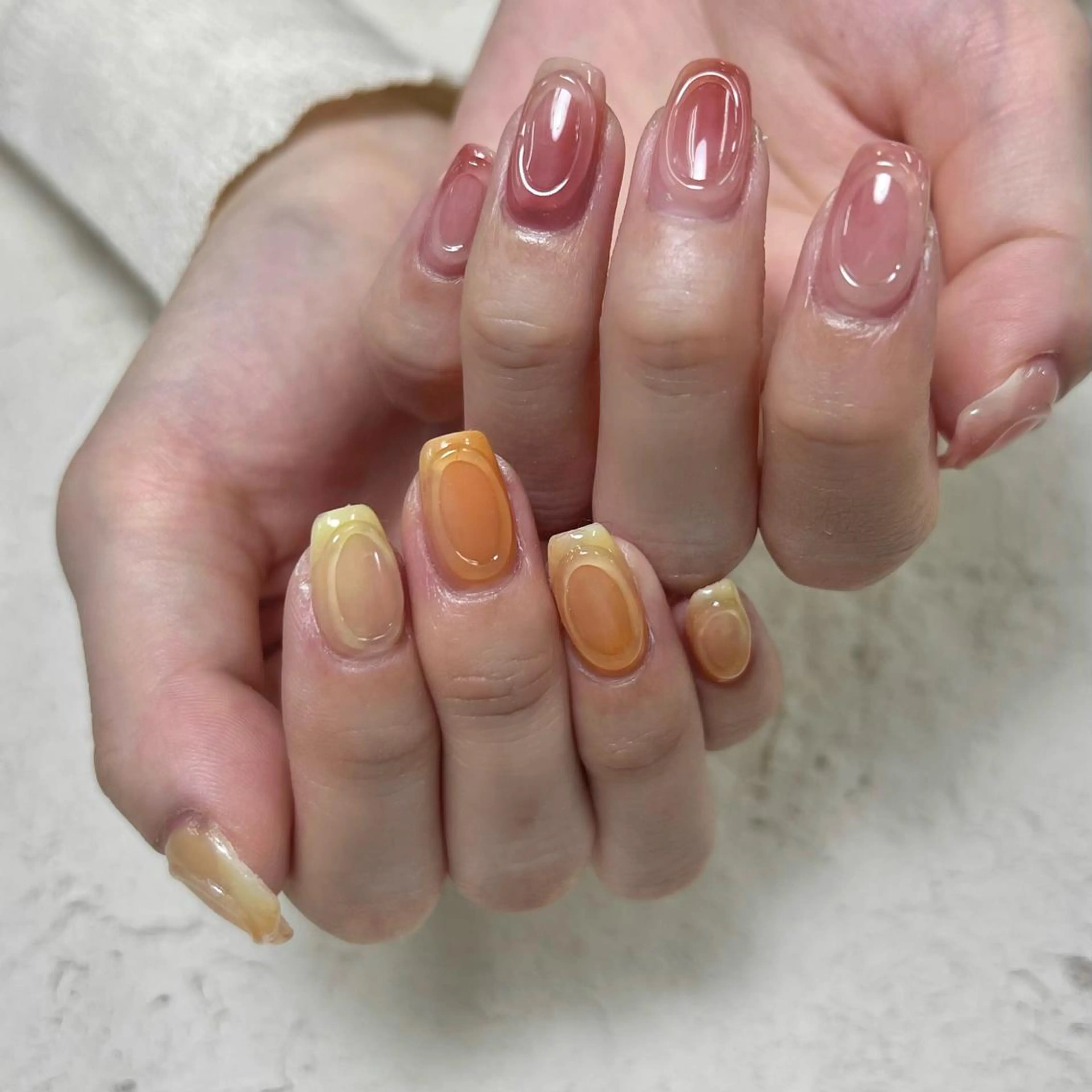 ネイル ハンドネイル nuás nailのネイルデザイン