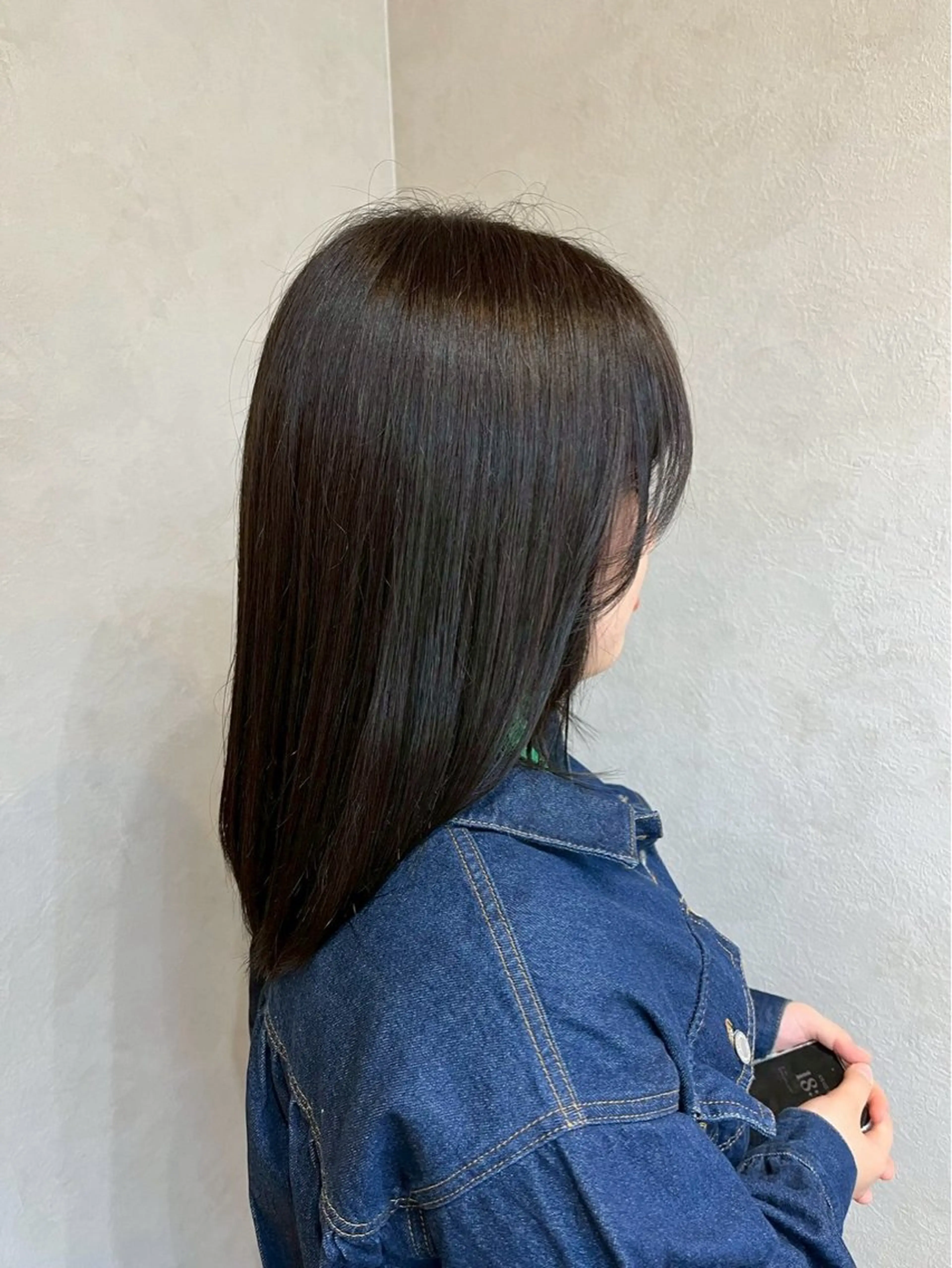 🩵寒色系ワンカラー🩵＋1stepトリートメント🫐の写真