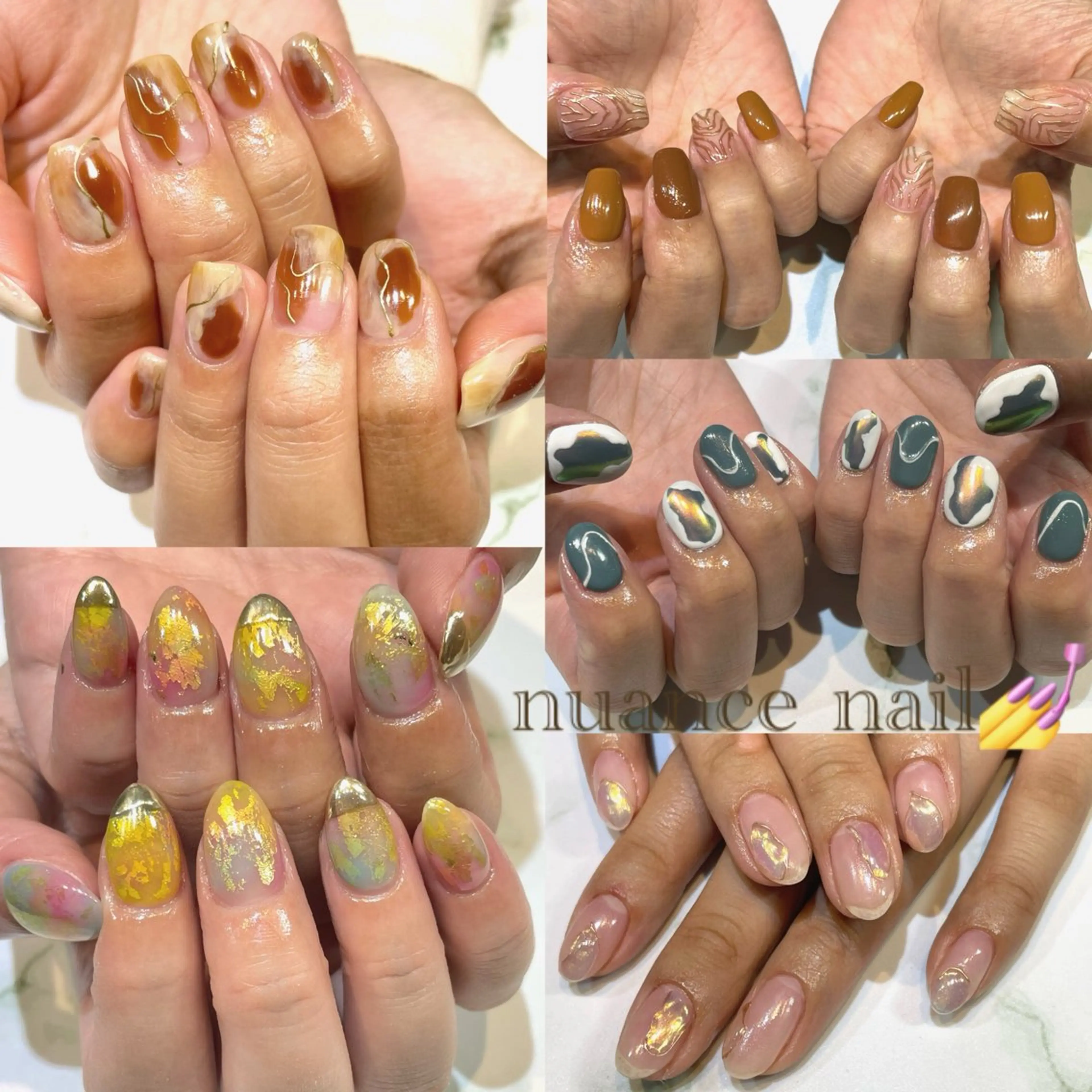 ネイル ハンドネイル 糀屋 彩奈のネイルデザイン