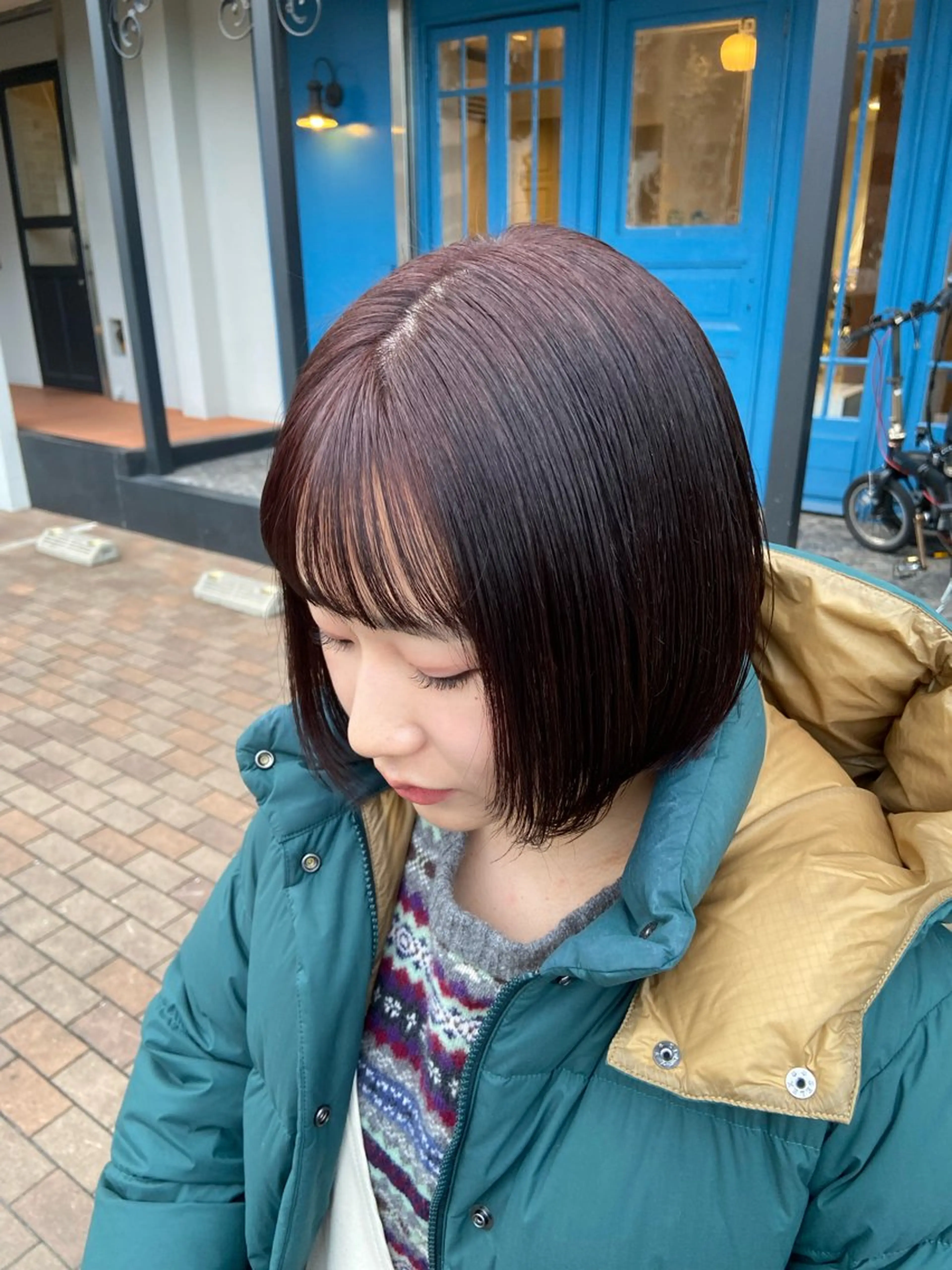 ショート ヘアカラー トリートメント 透明感カラー🎀 tasty／makoのヘアスタイル