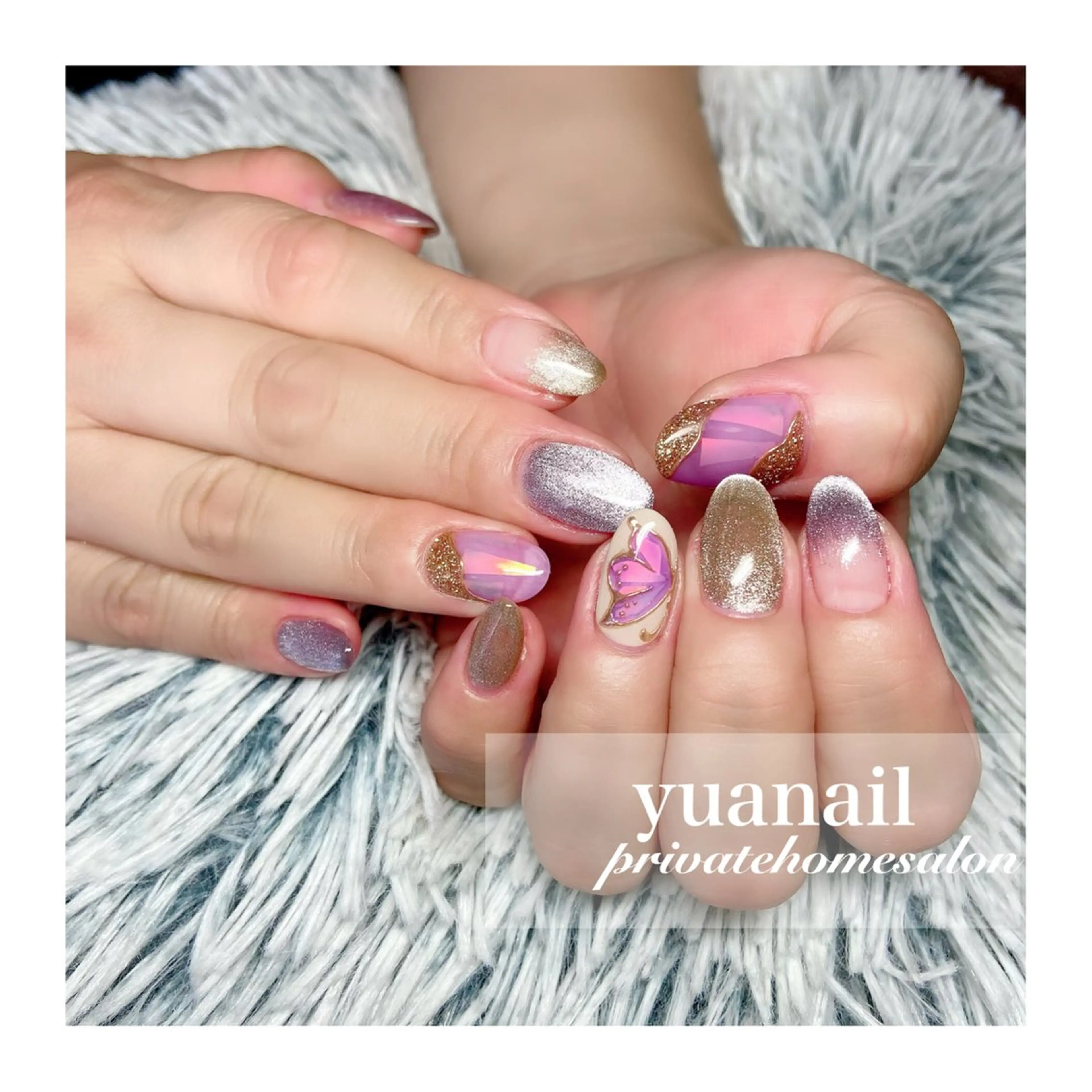 ネイル アートネイル YÜA-NAIL所属・YÜA NAILのネイルデザイン