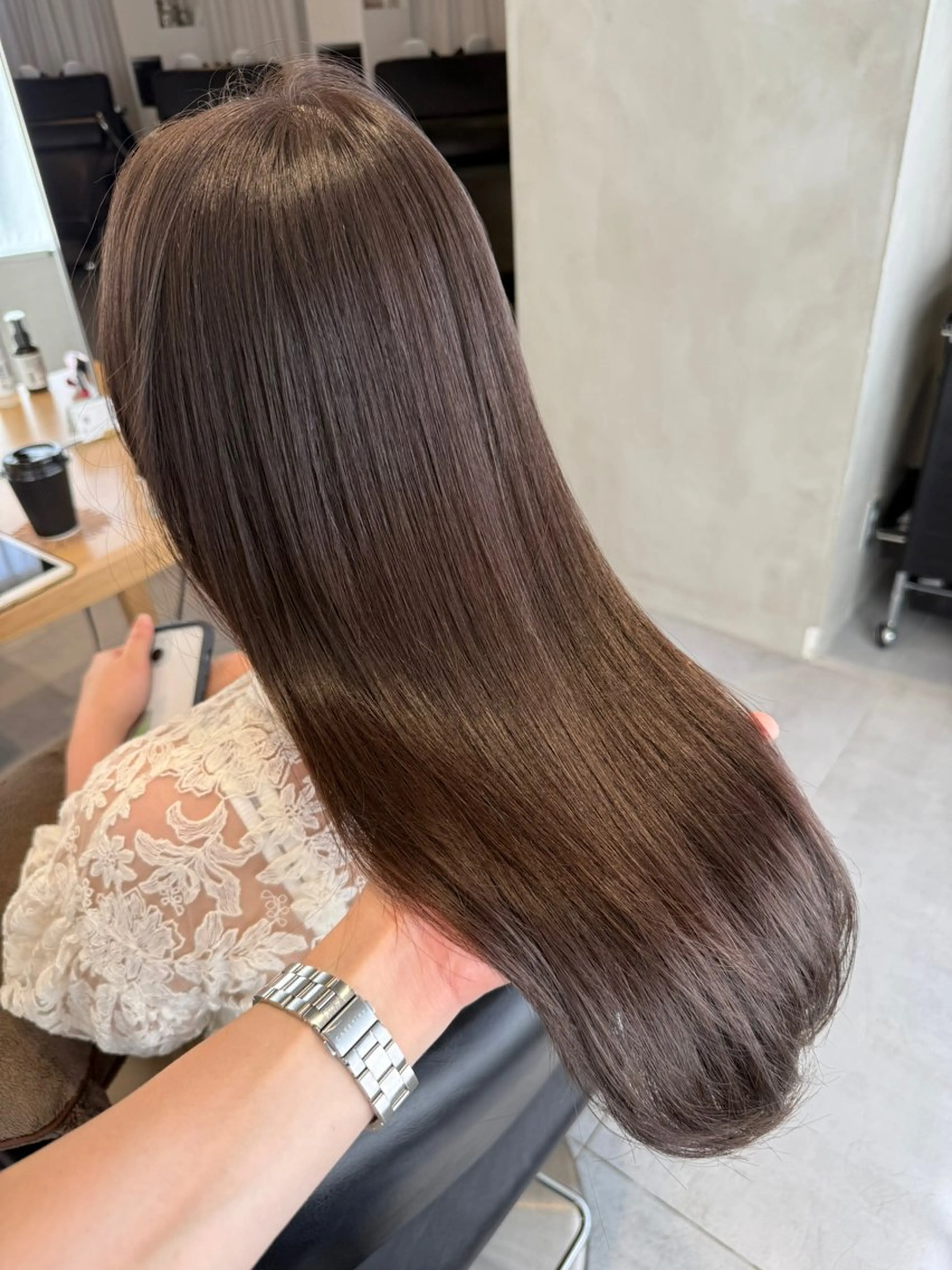 人気no.3🥉【ミニモ限定学割】髪質改善カラー+mbSh&トリートメントの写真