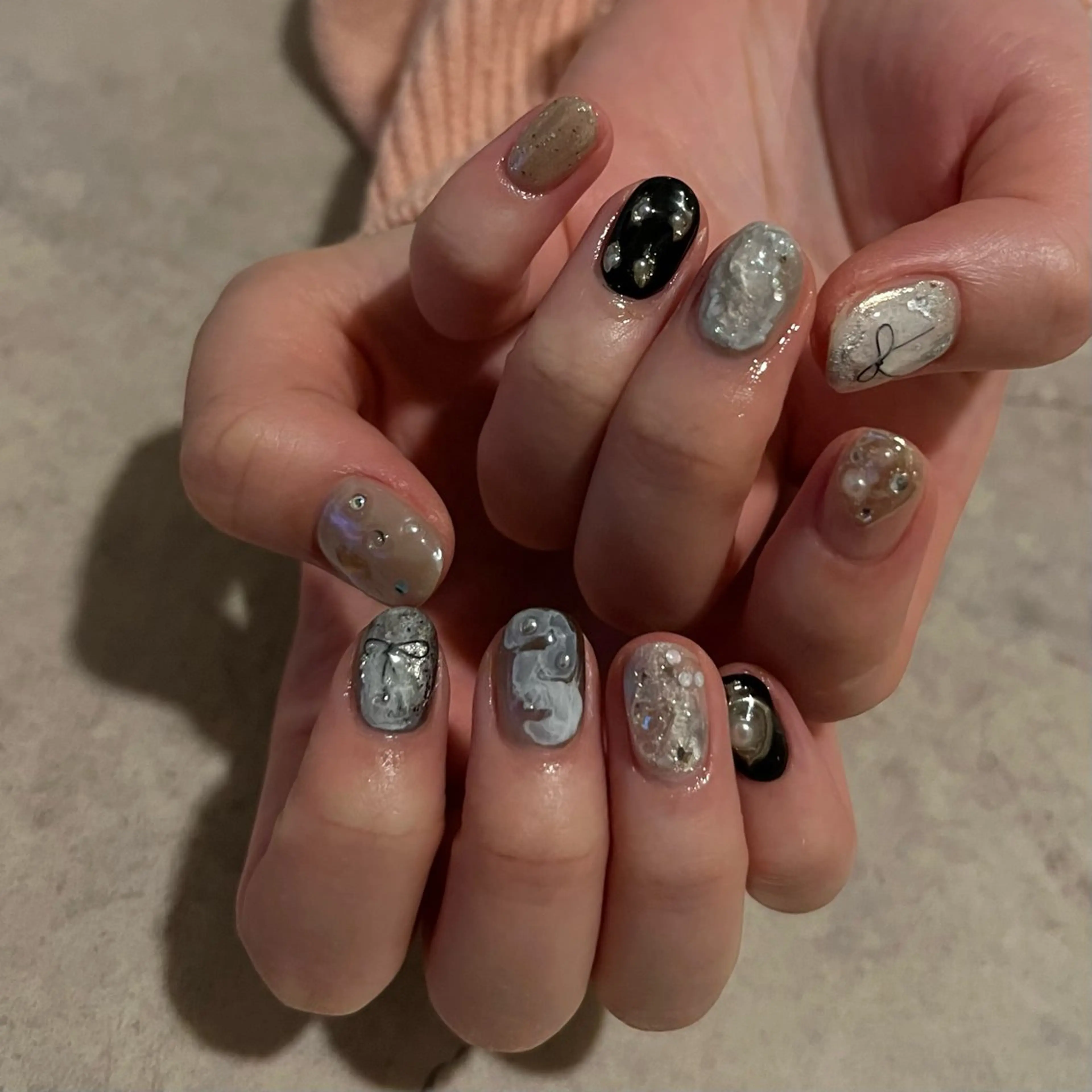 ネイル ハンドネイル nail salon O (en)所属・vegh. nail／阿波座のネイルデザイン