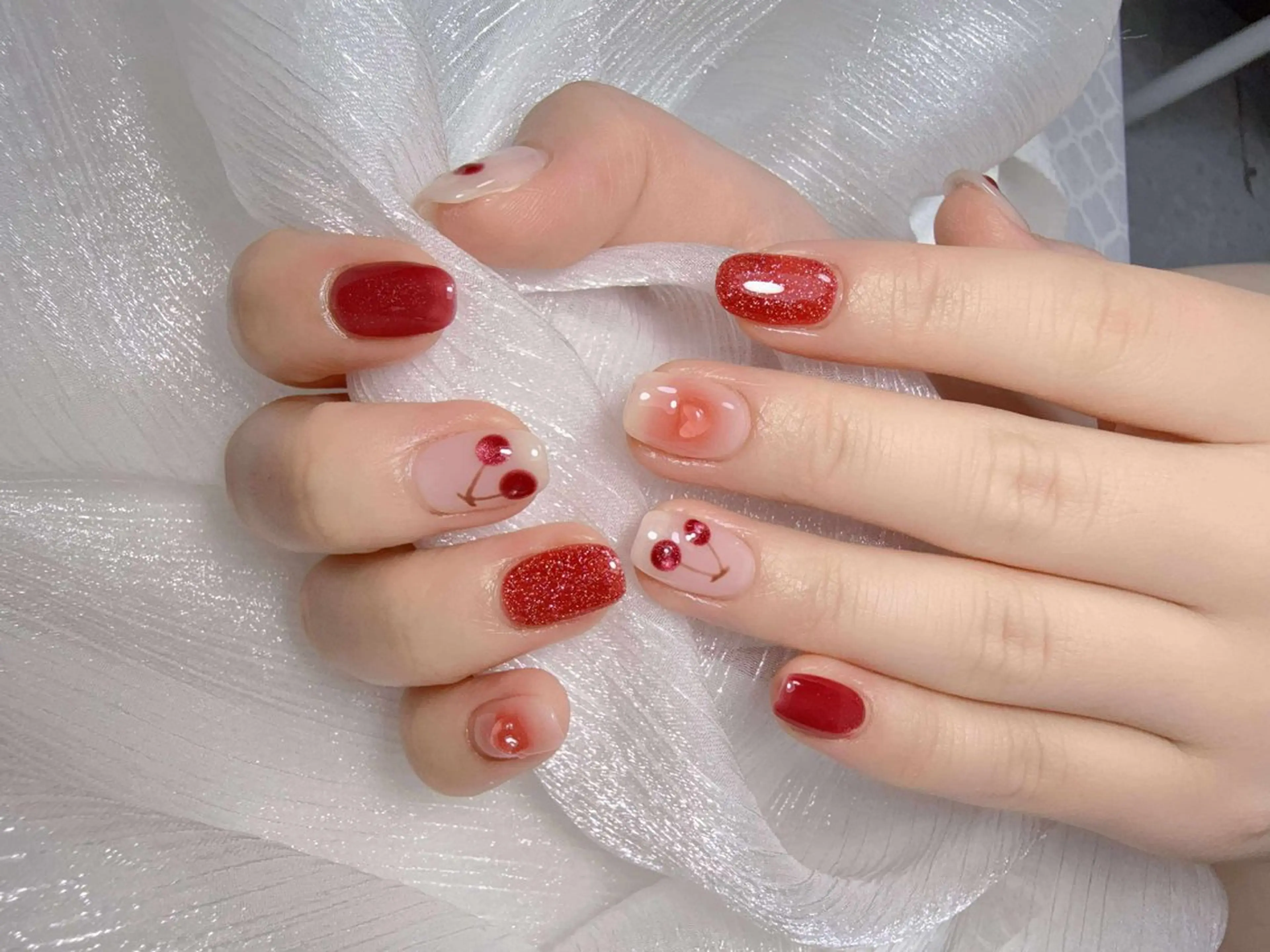 ネイル 長さ出し ジェルネイル スカルプネイル ネイルチップ Mei Meiのネイルデザイン