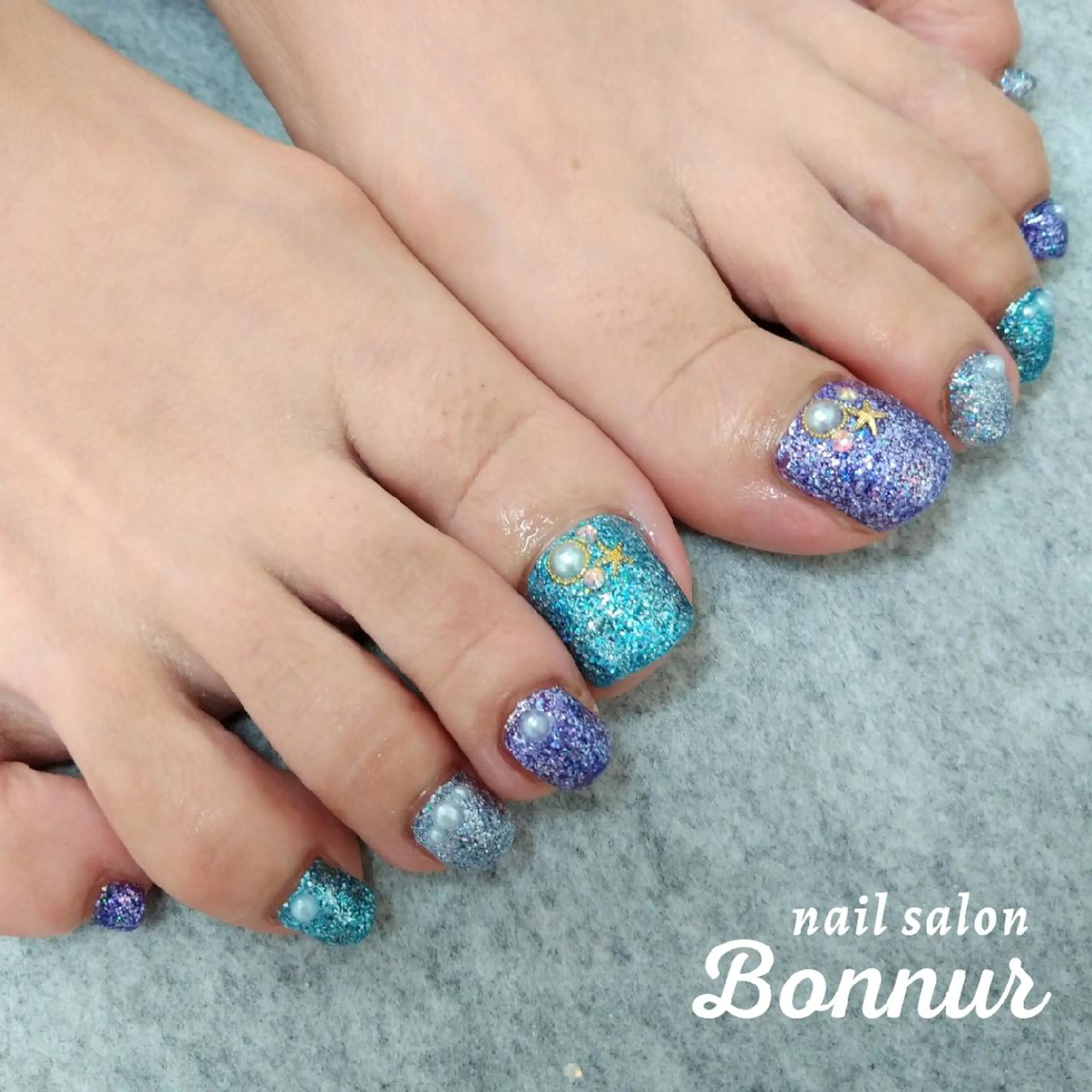 ネイル アートネイル フットネイル RuHE （BB nail)のネイルデザイン