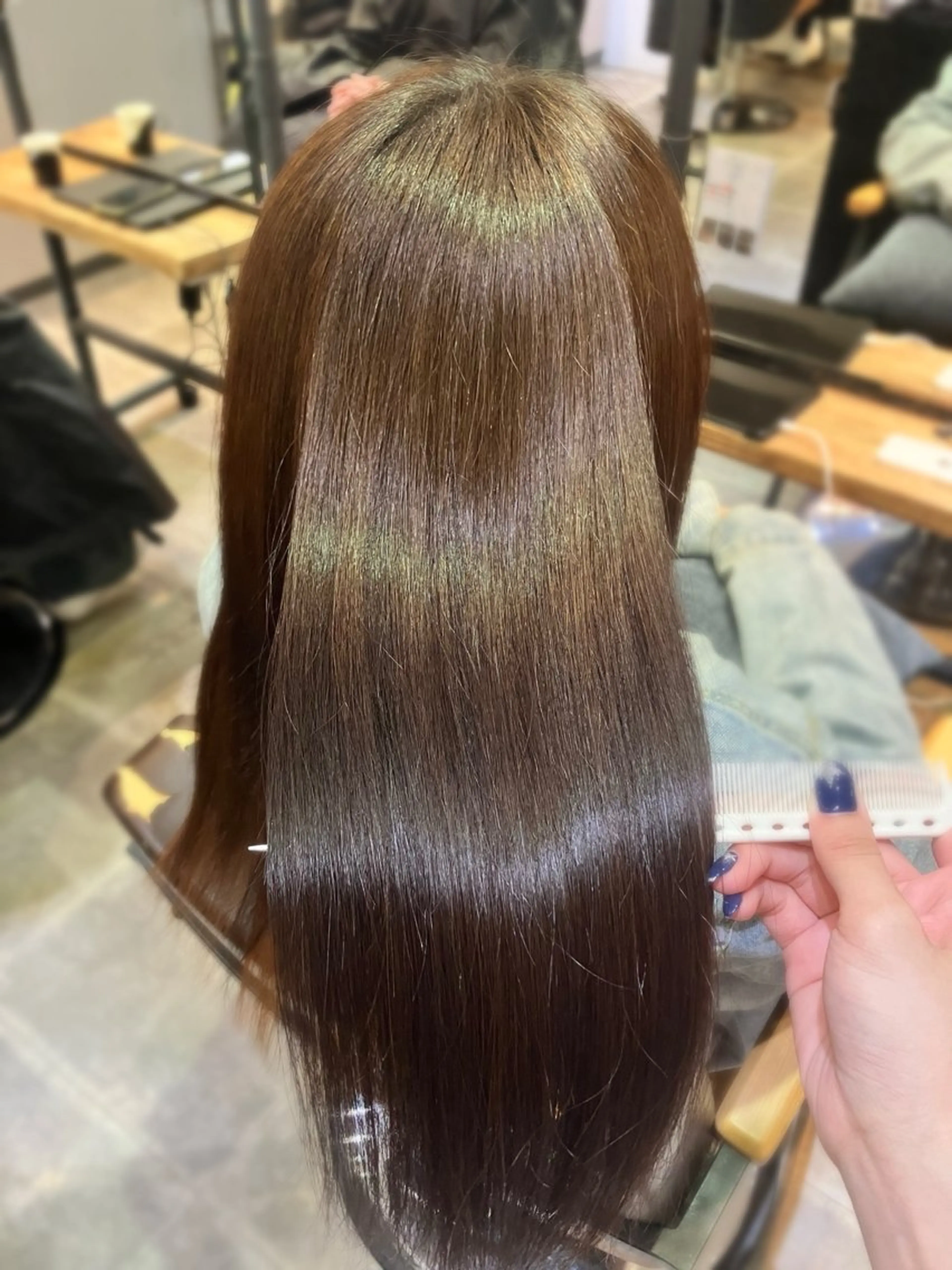 ロング 縮毛矯正 カット 縮毛矯正 🫧縮毛矯正支持率 No.1 ほのか🫧のヘアスタイル