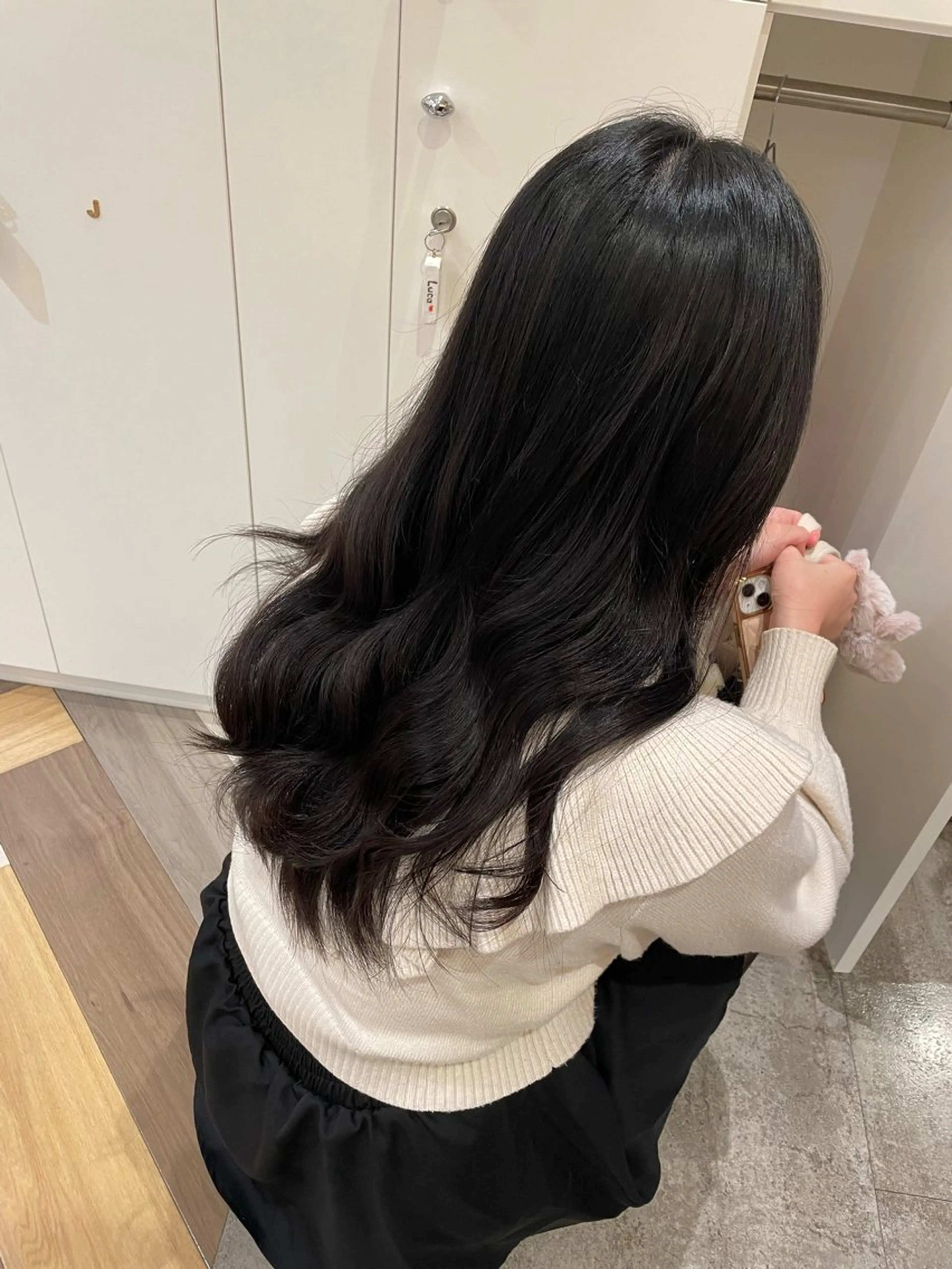 ロング 石川 舞のヘアスタイル