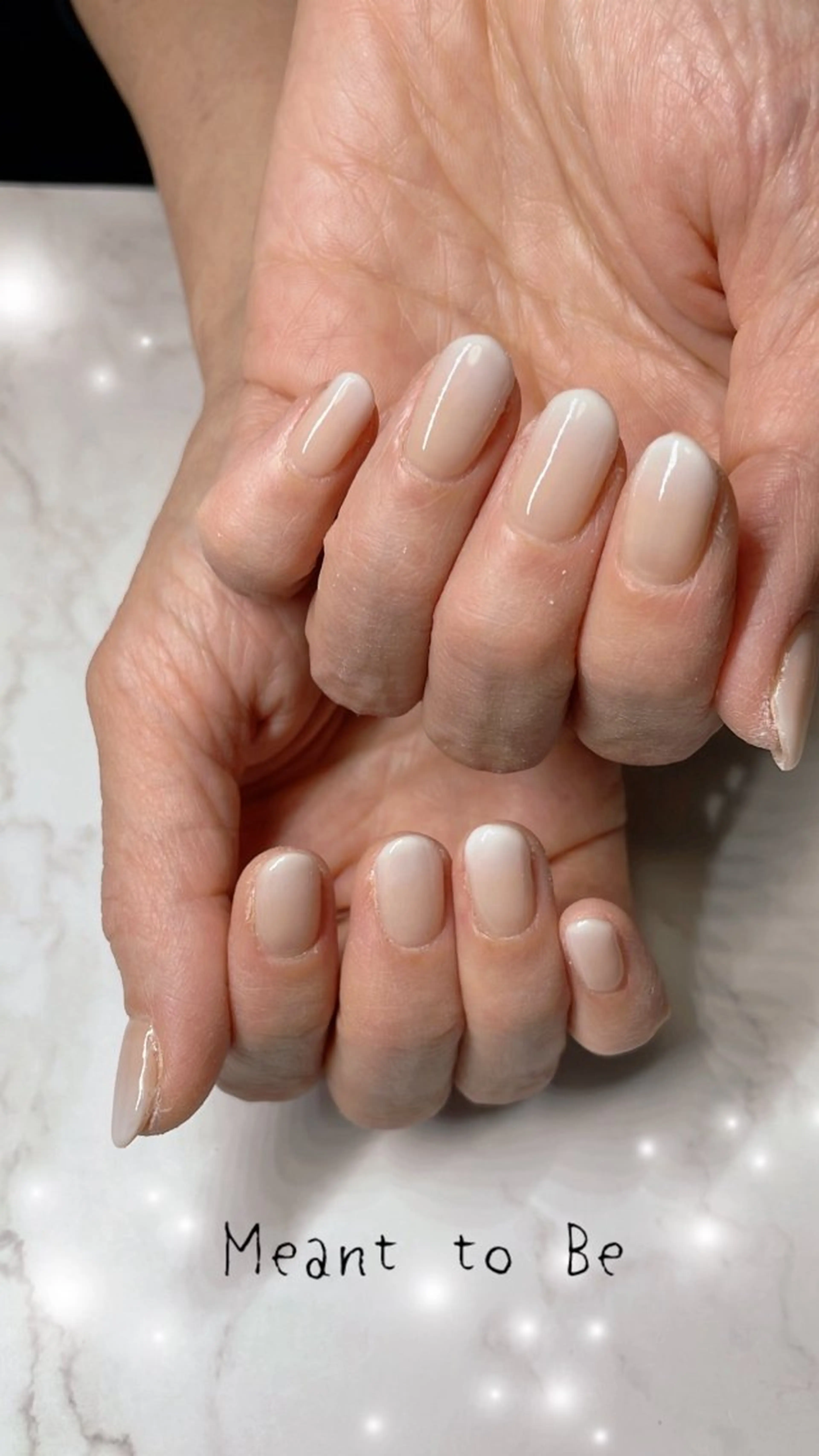 ネイル ジェルネイル パラジェル Meant to Be〜ご縁に感謝〜のネイルデザイン