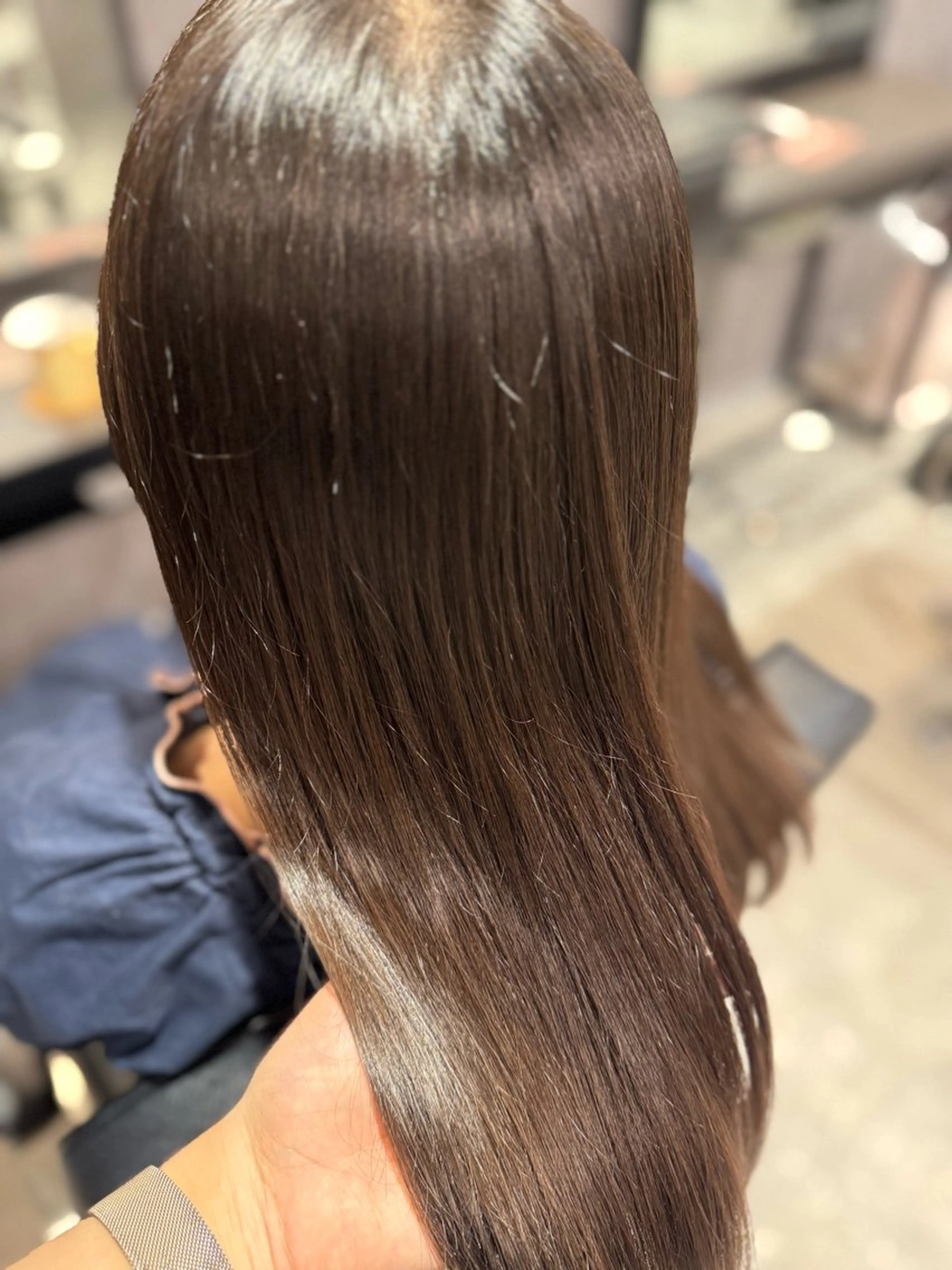 セミロング カラー ヘアカラー トリートメント ink Runaのヘアスタイル