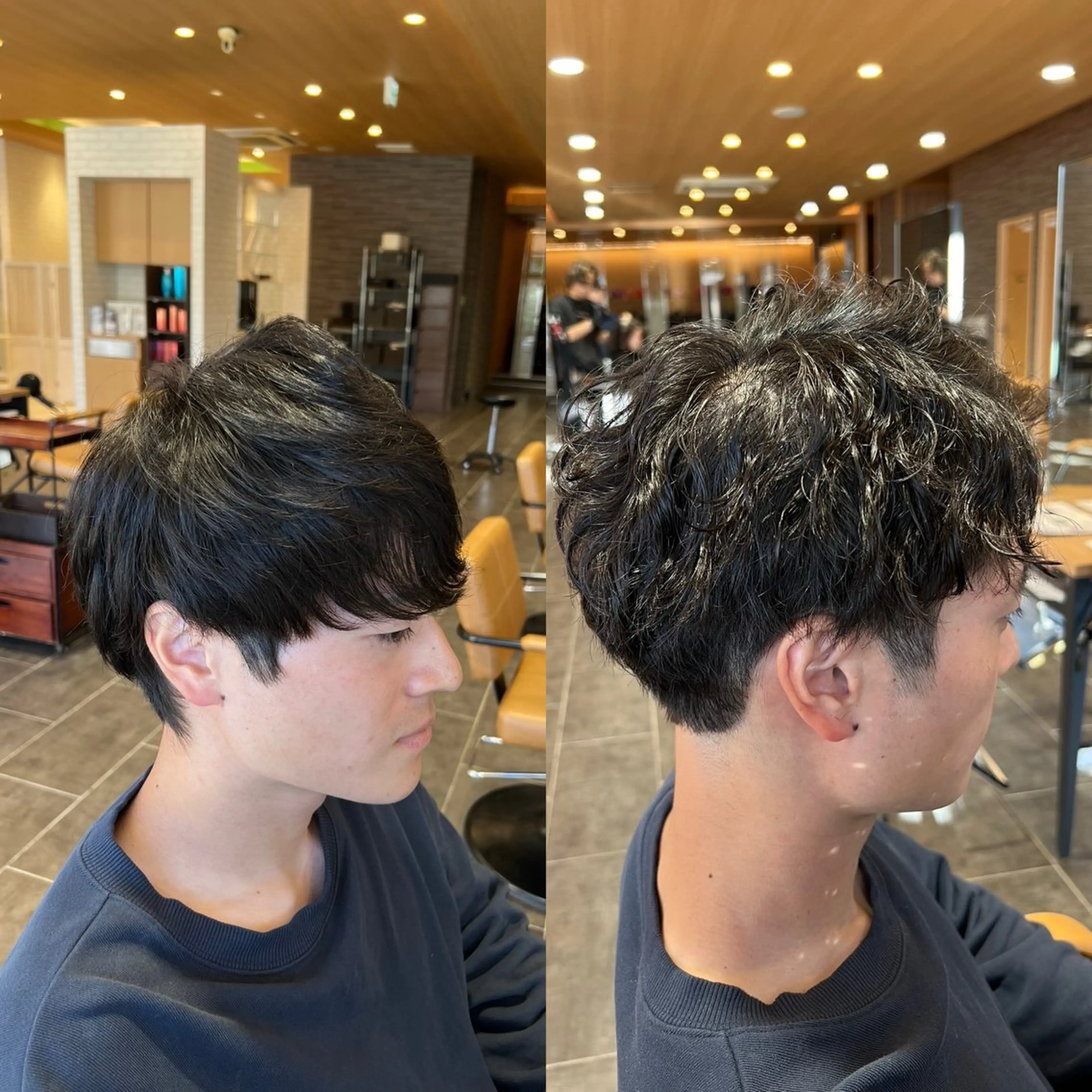 パーマ メンズ ツヤ髪の匠 山本晃太のヘアスタイル