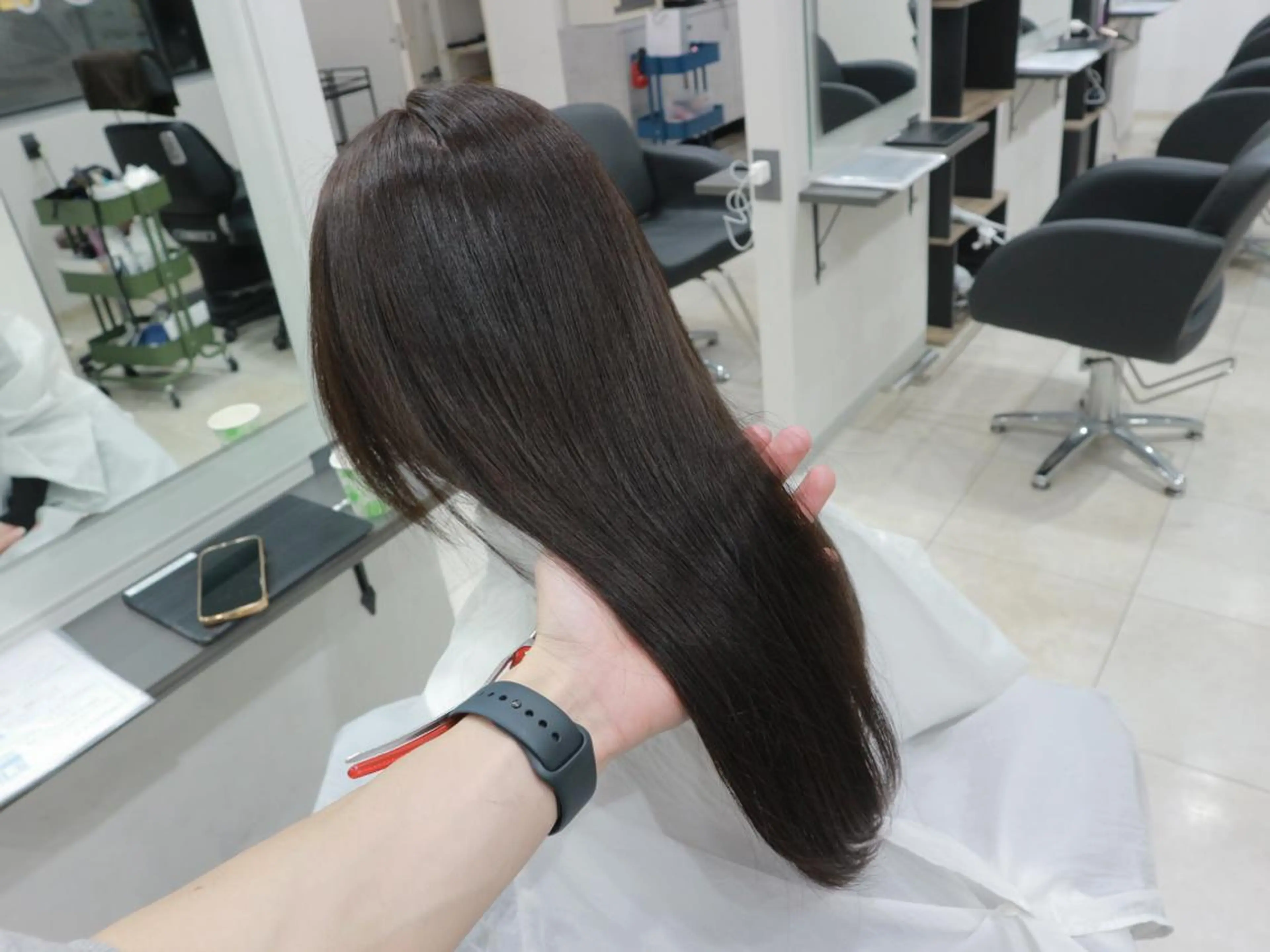 ロング カットモデル/ 透明感ヘア/成瀬裕介のヘアスタイル