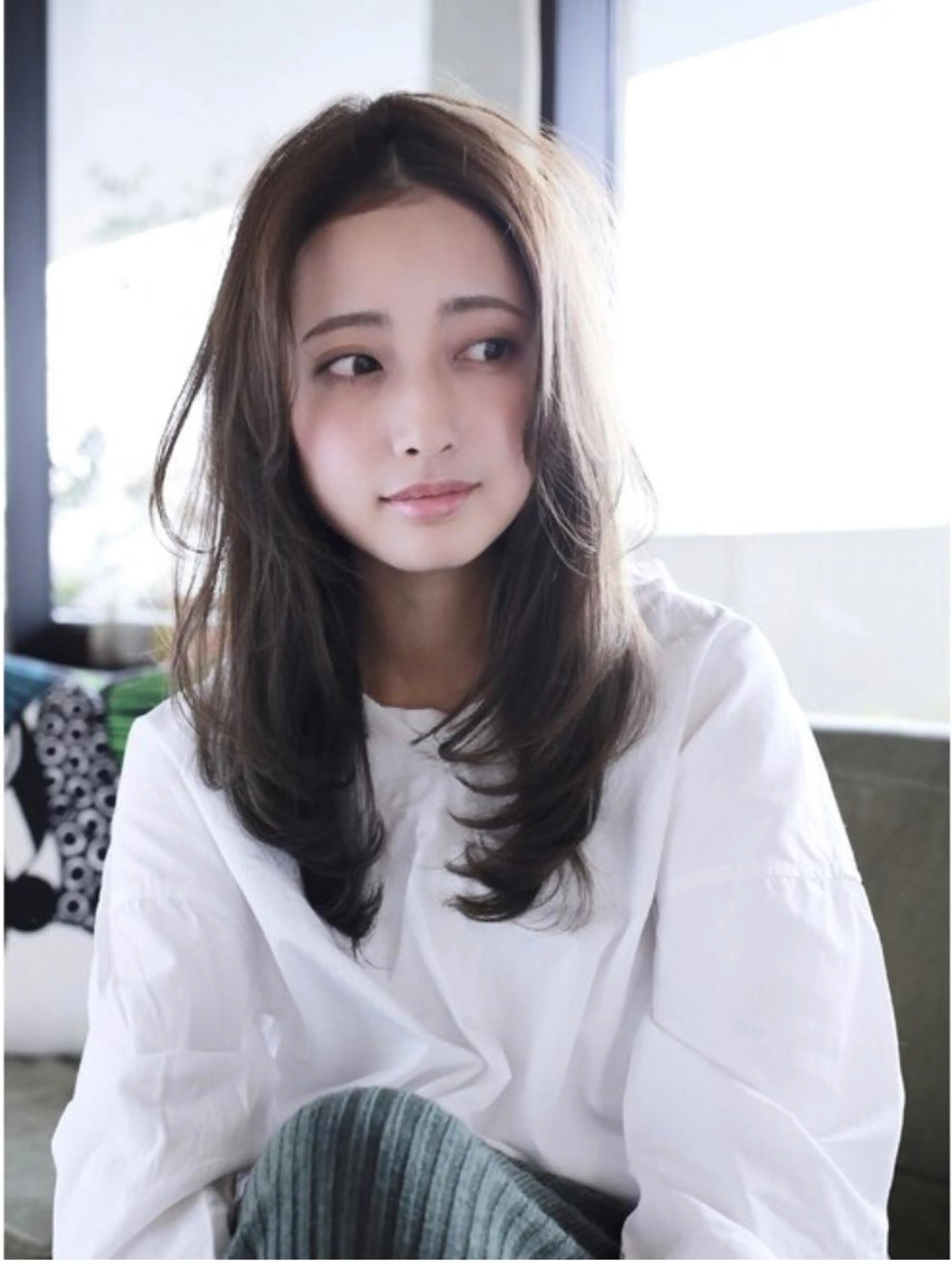 セミロング カラー ヘアカラー トリートメント ショートカット 💎ゆうき💎のヘアスタイル