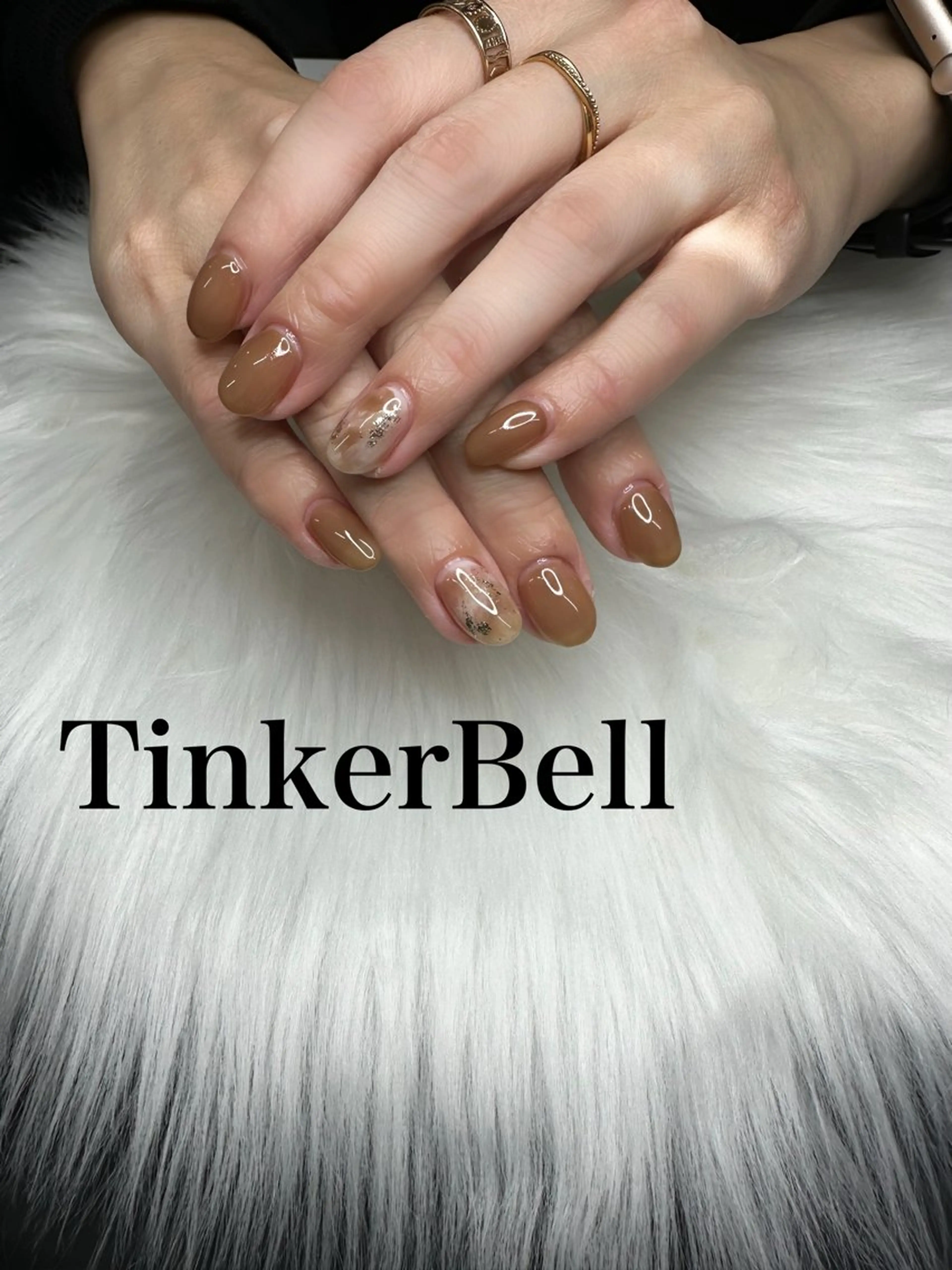 ネイル シンプルネイル ハンドネイル Tinker Bellのネイルデザイン