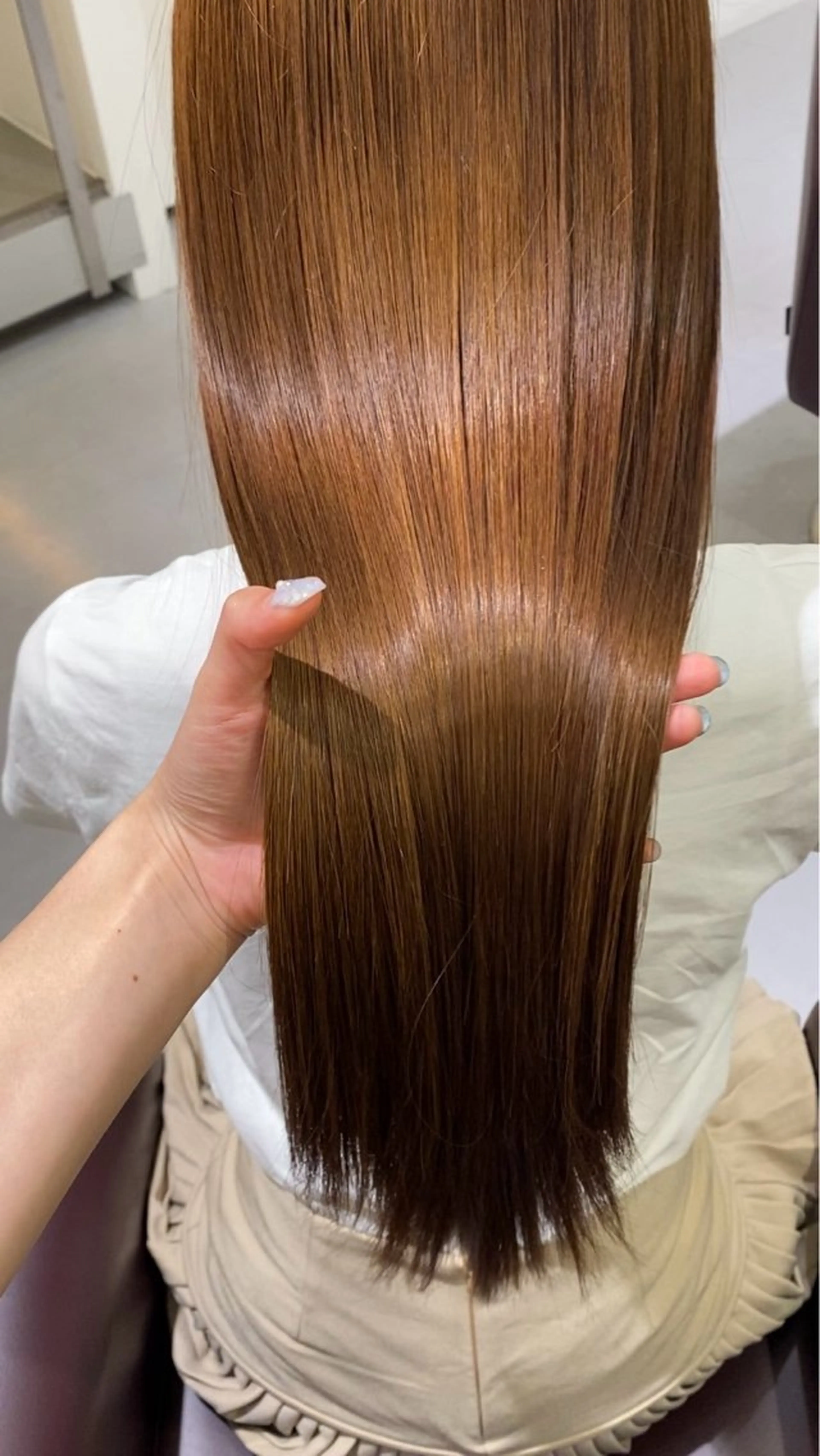 ロング カット トリートメント ️🫧透明感カラー& 髪質改善🎀いさきのヘアスタイル