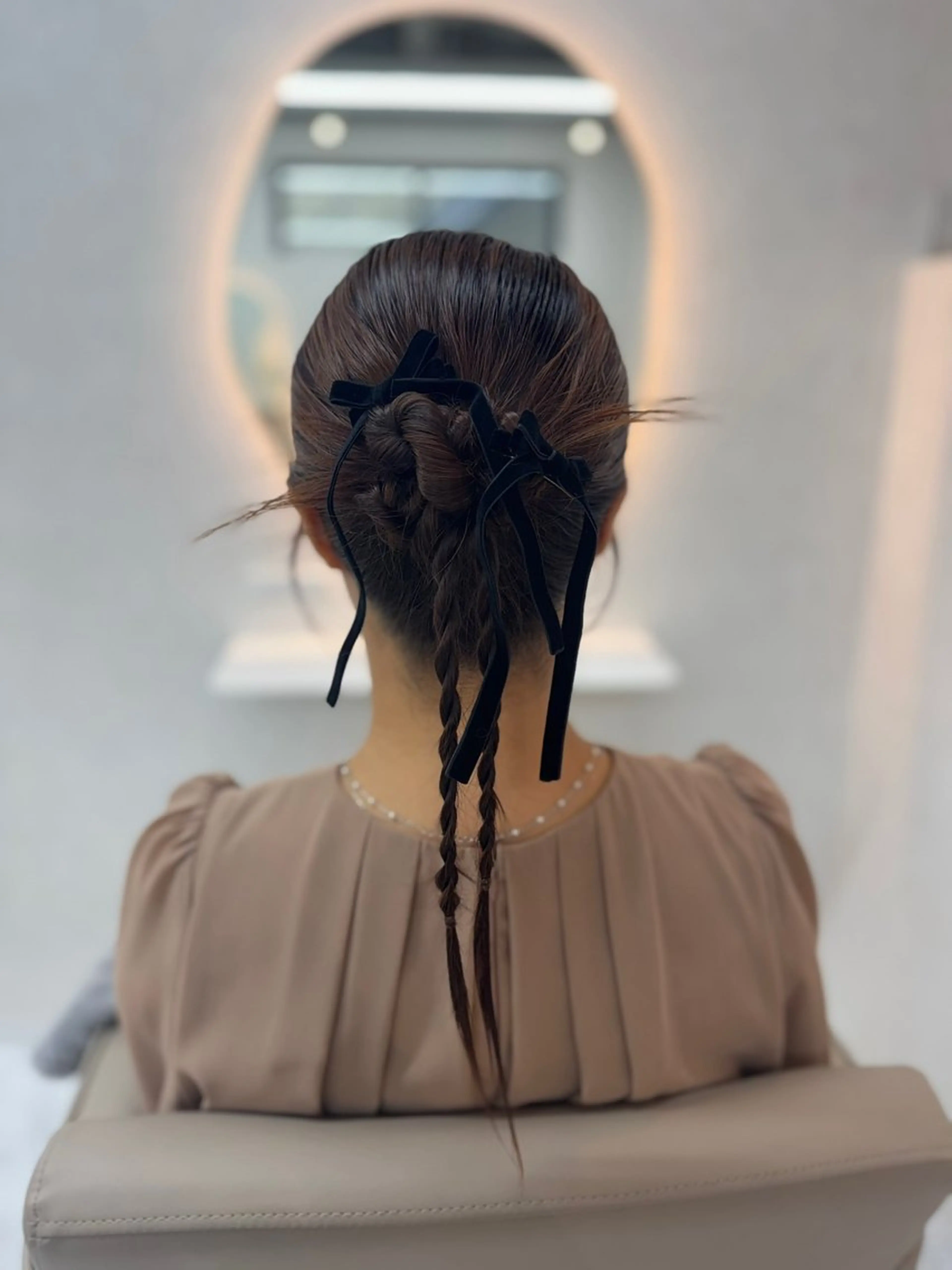 ヘアアレンジ ヘアセット naho💚 カラーモデル様募集中のヘアスタイル