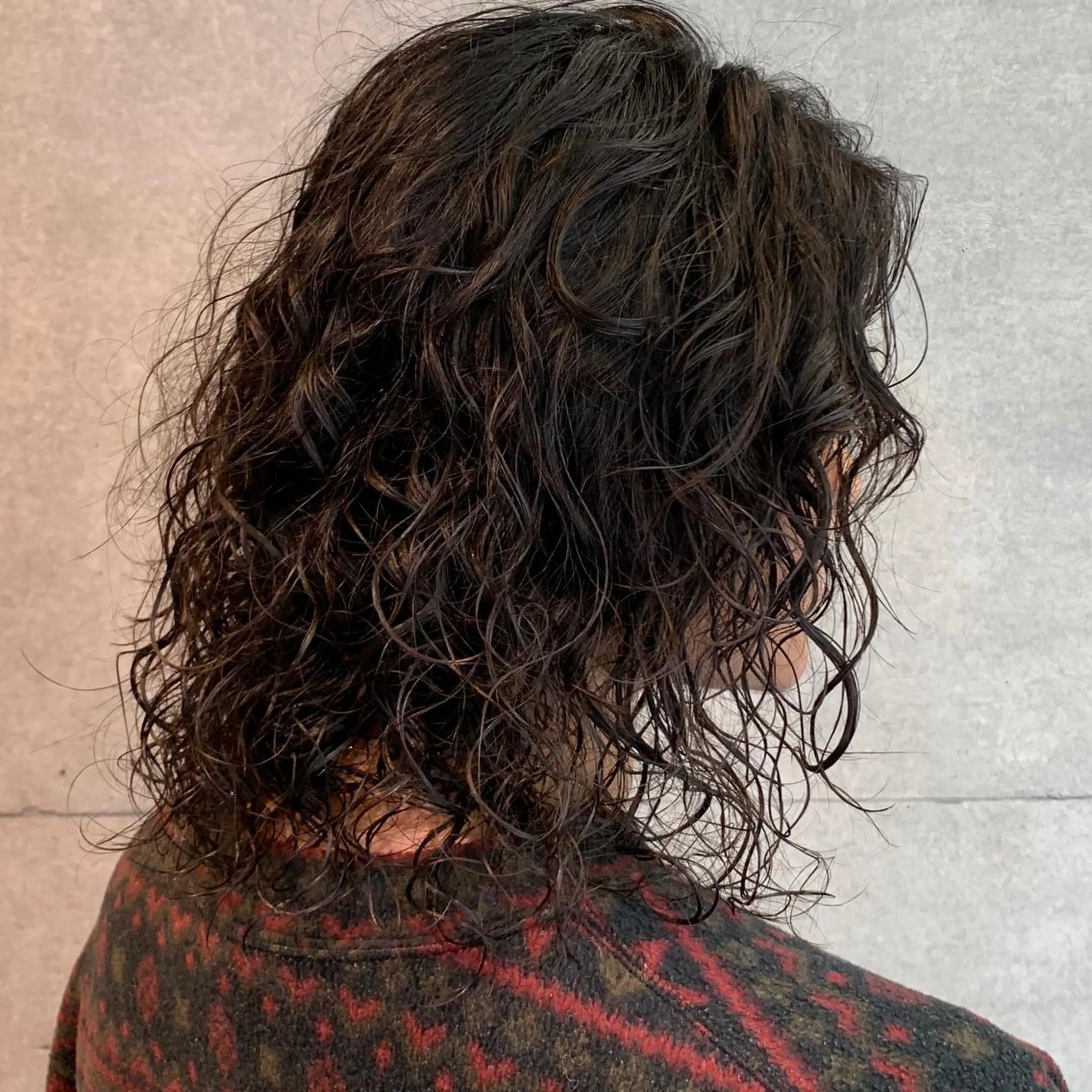 ミディアム ミディアムパーマ カット パーマ オシャレ髪✔️ 店長オオキアキヒロのヘアスタイル