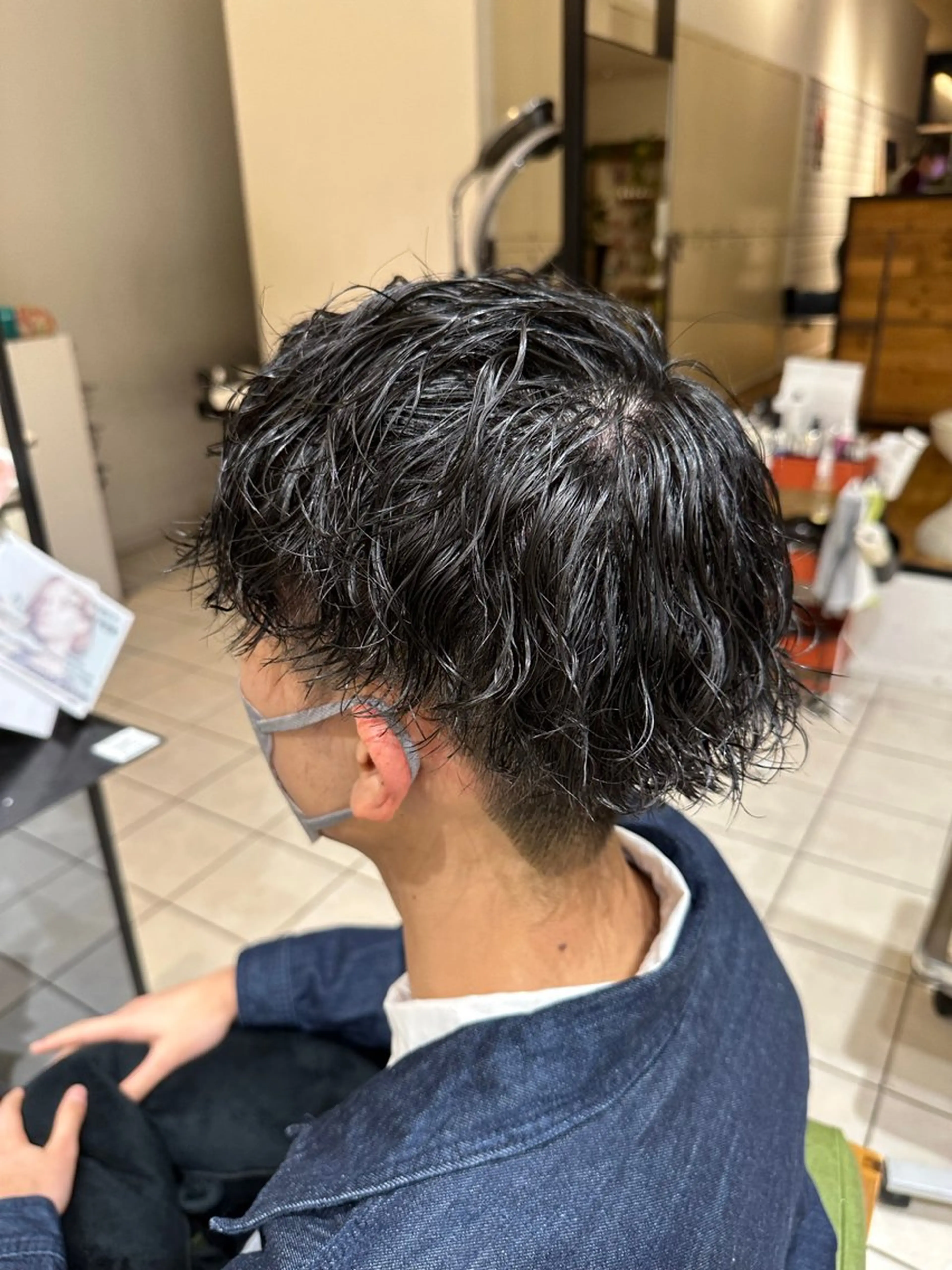 パーマ ツイストスパイラルパーマ スパイラルパーマ カット パーマ 安藤 太一のヘアスタイル