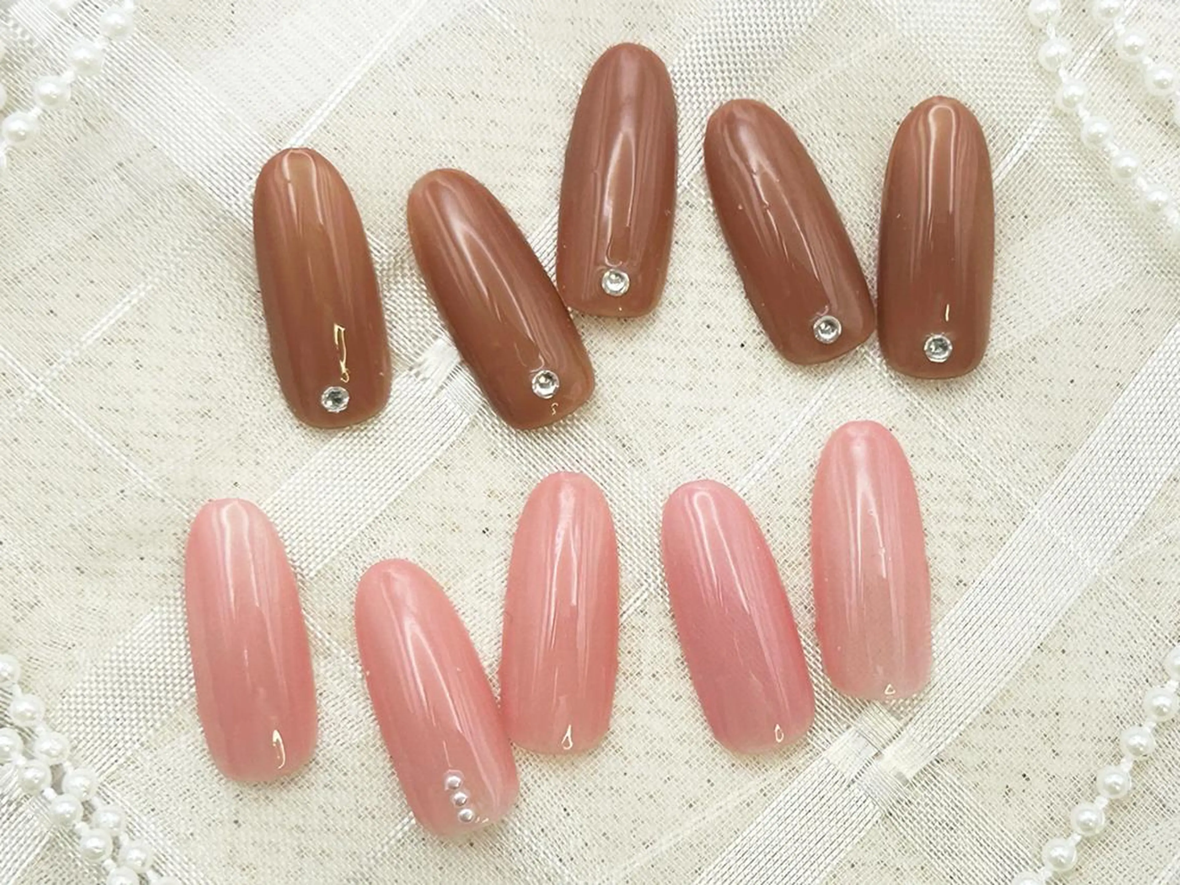 ネイル ハンドネイル orbe 芳長のネイルデザイン