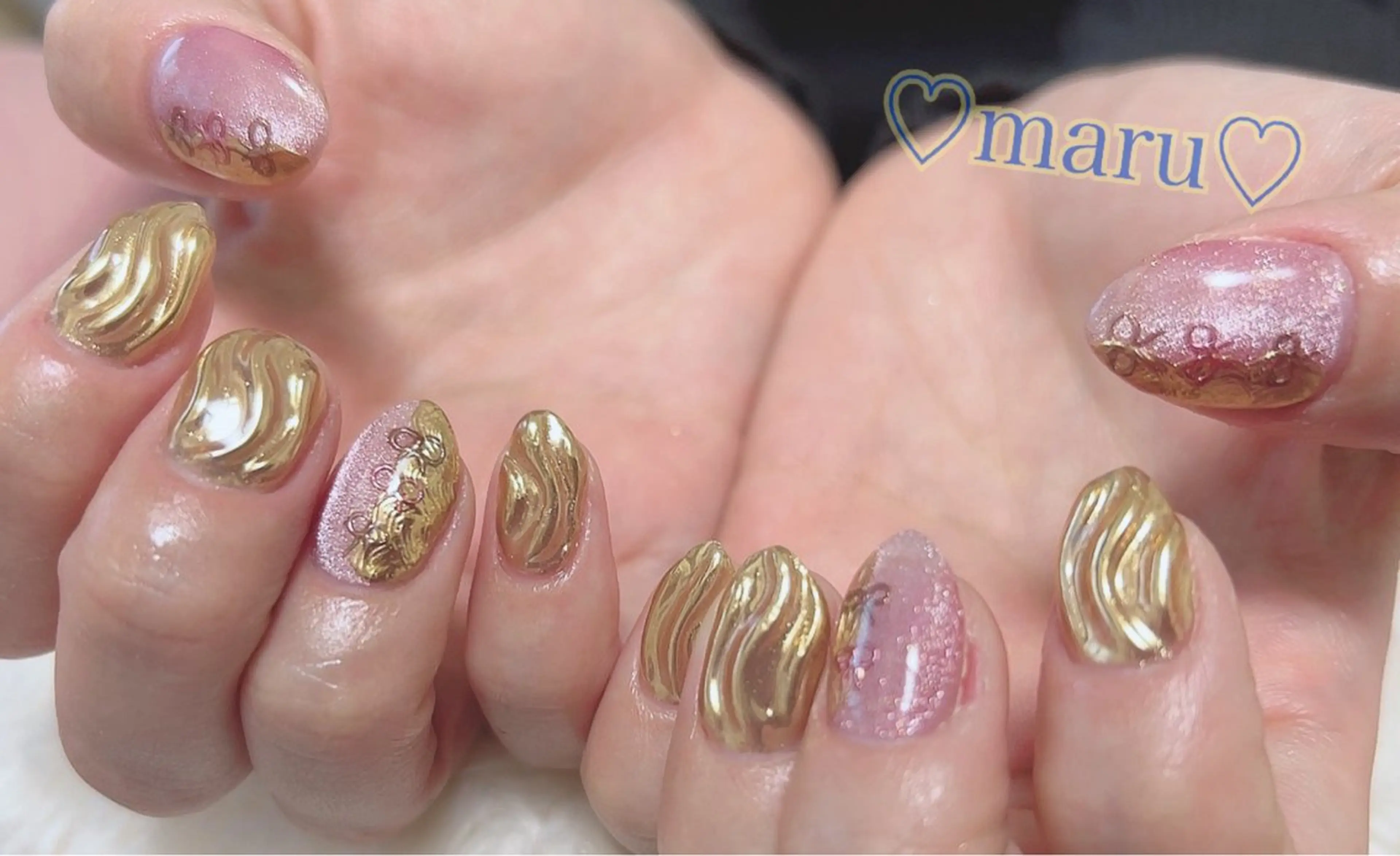 ネイル ハンドネイル フットネイル まるみ ♡のネイルデザイン