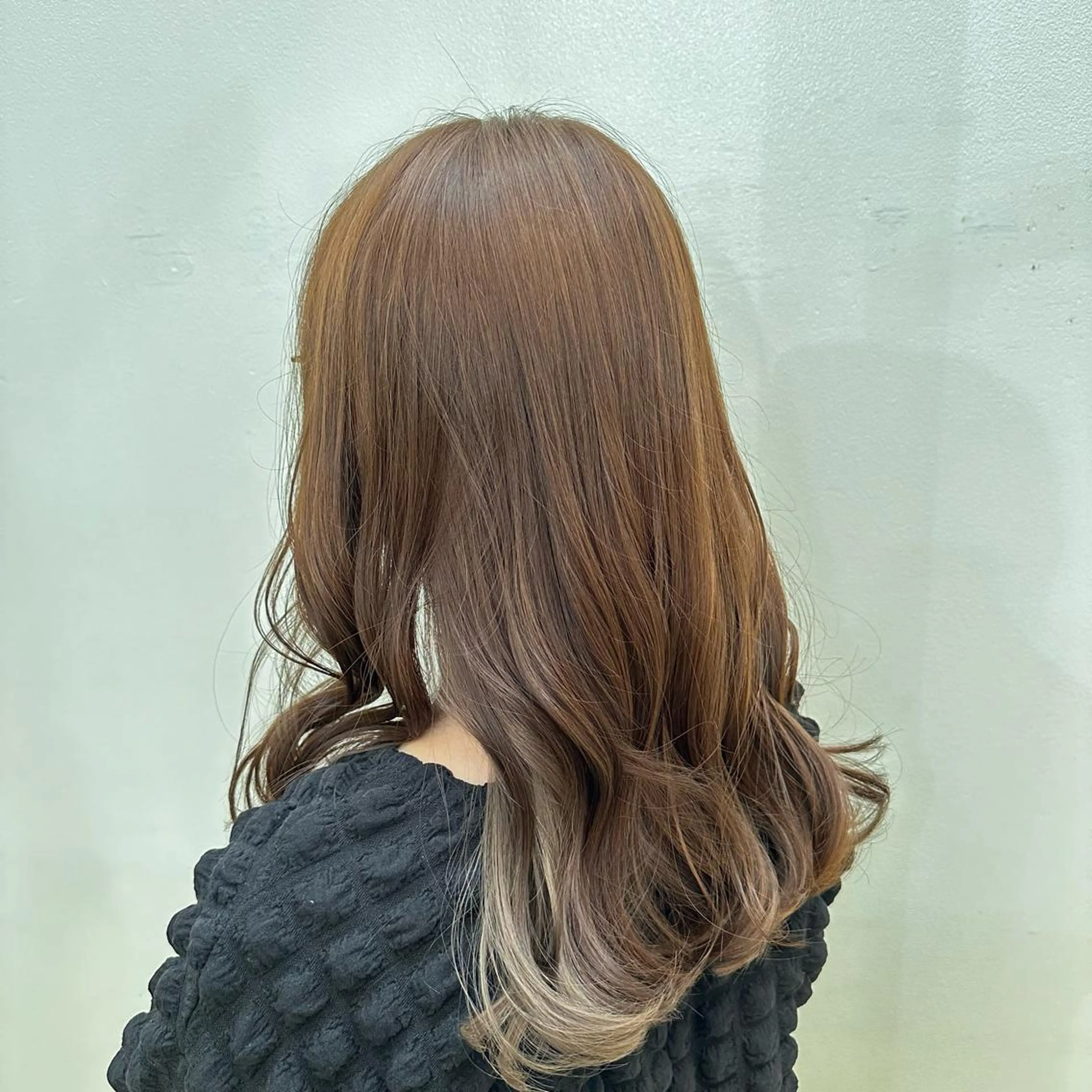 セミロング アッシュ アッシュグレー ✵ ✯MOMOKA✯ ✵のヘアスタイル