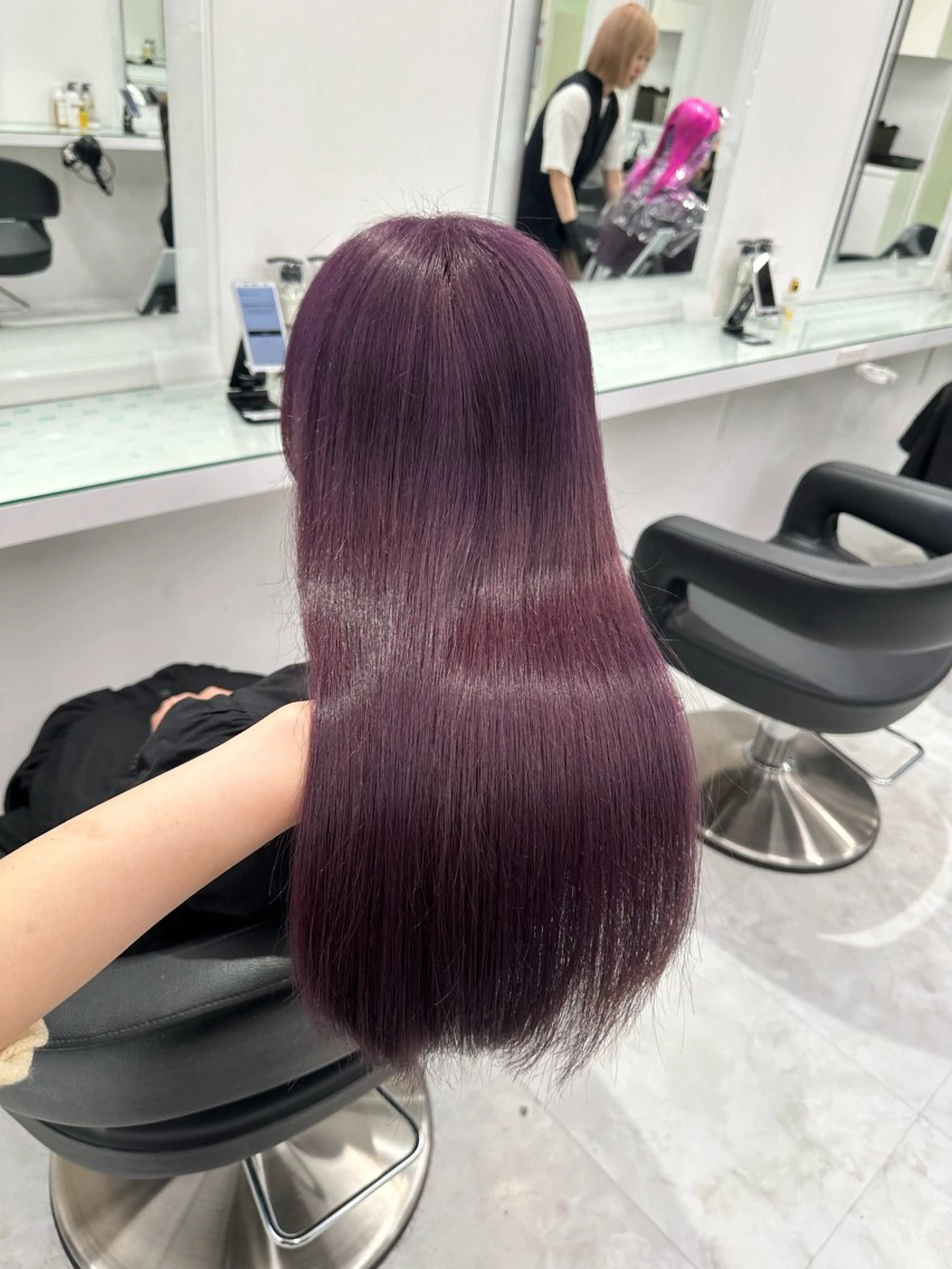 カラー マンツーマン/原宿/ 透明感カラー⭐️のヘアスタイル