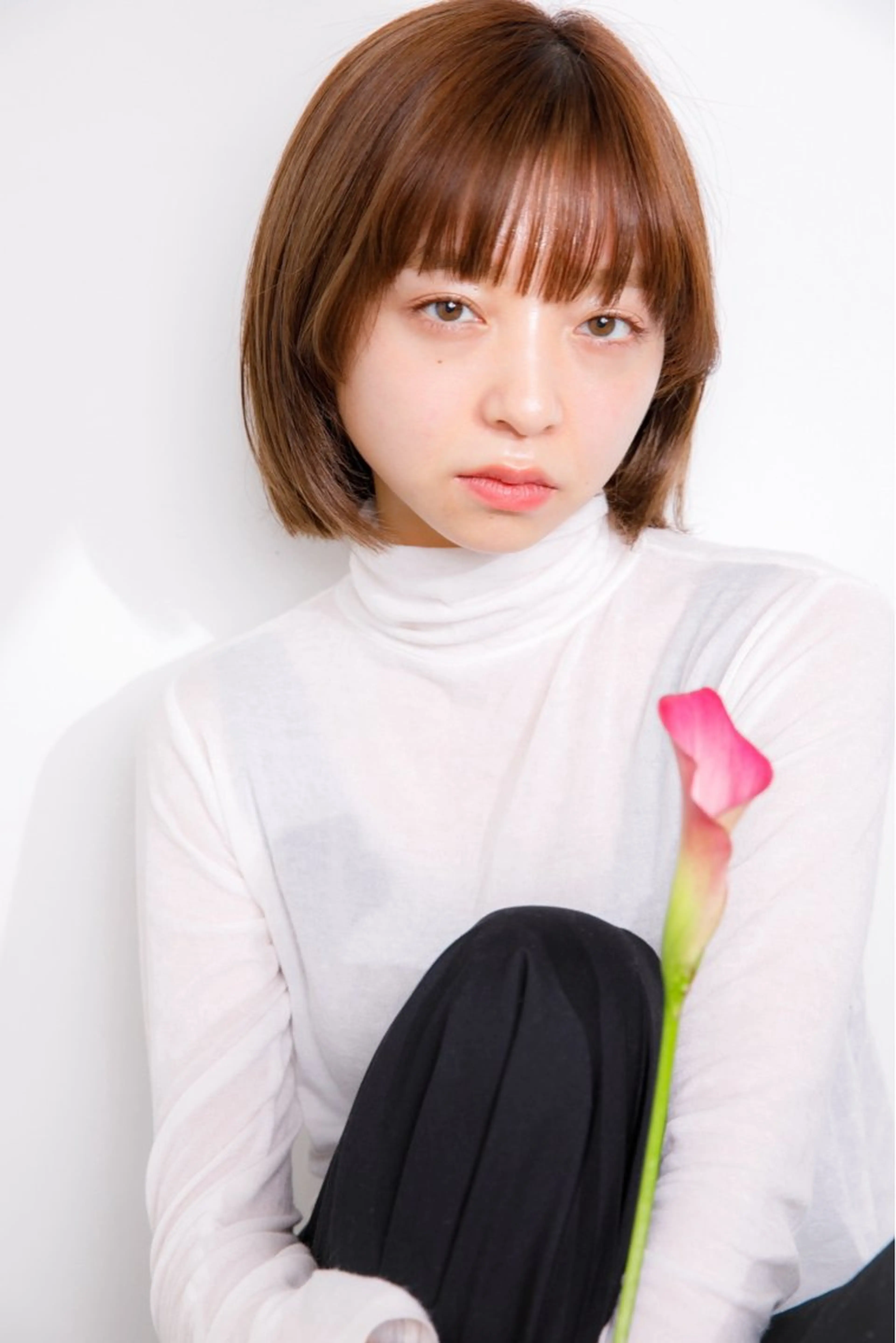 【🌟メンテナンス🌟】前髪カット+カラー＋3stepトリートメントの写真