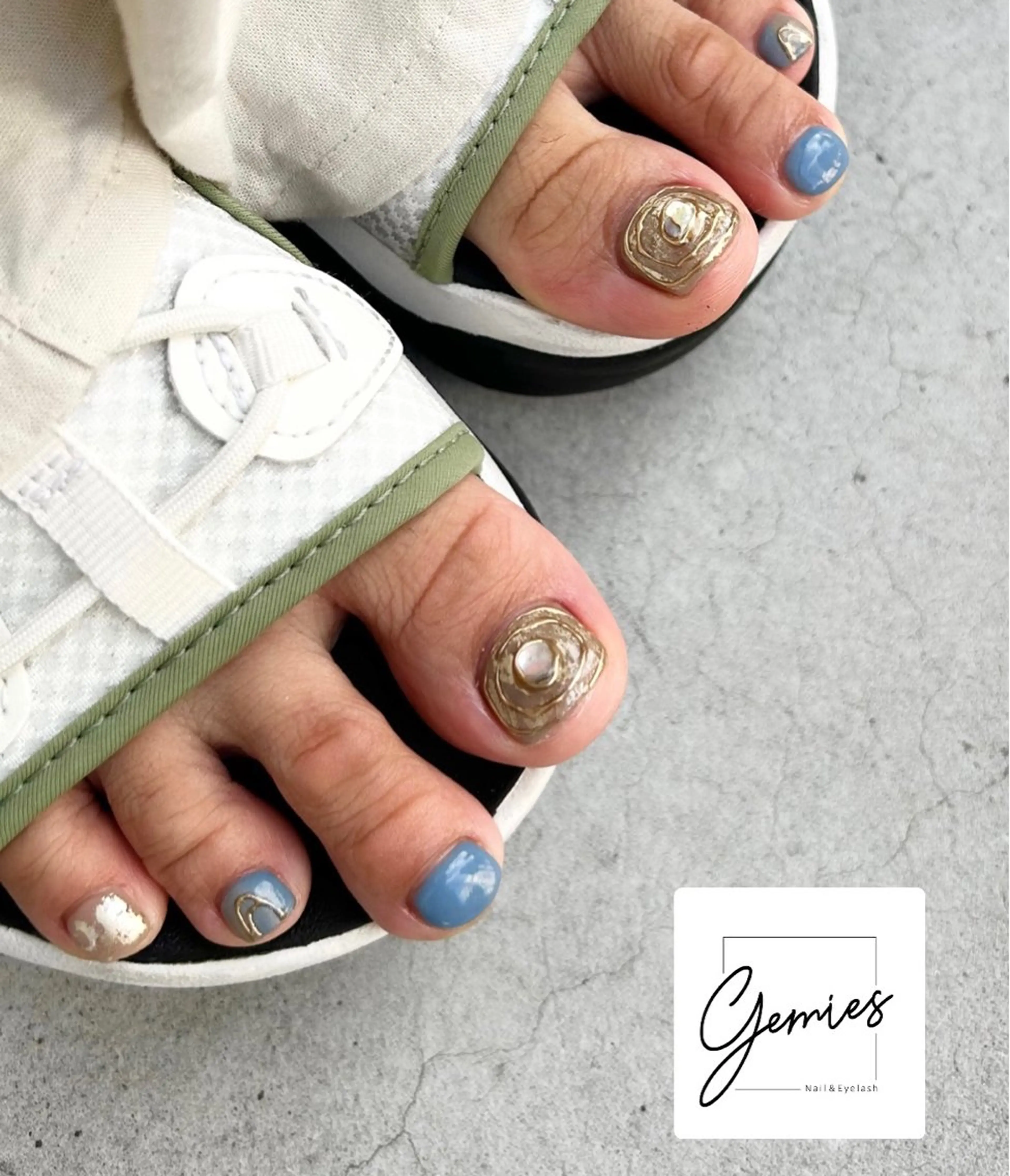 ネイル Gemies所属・Gemies_ RINA🫧のネイルデザイン