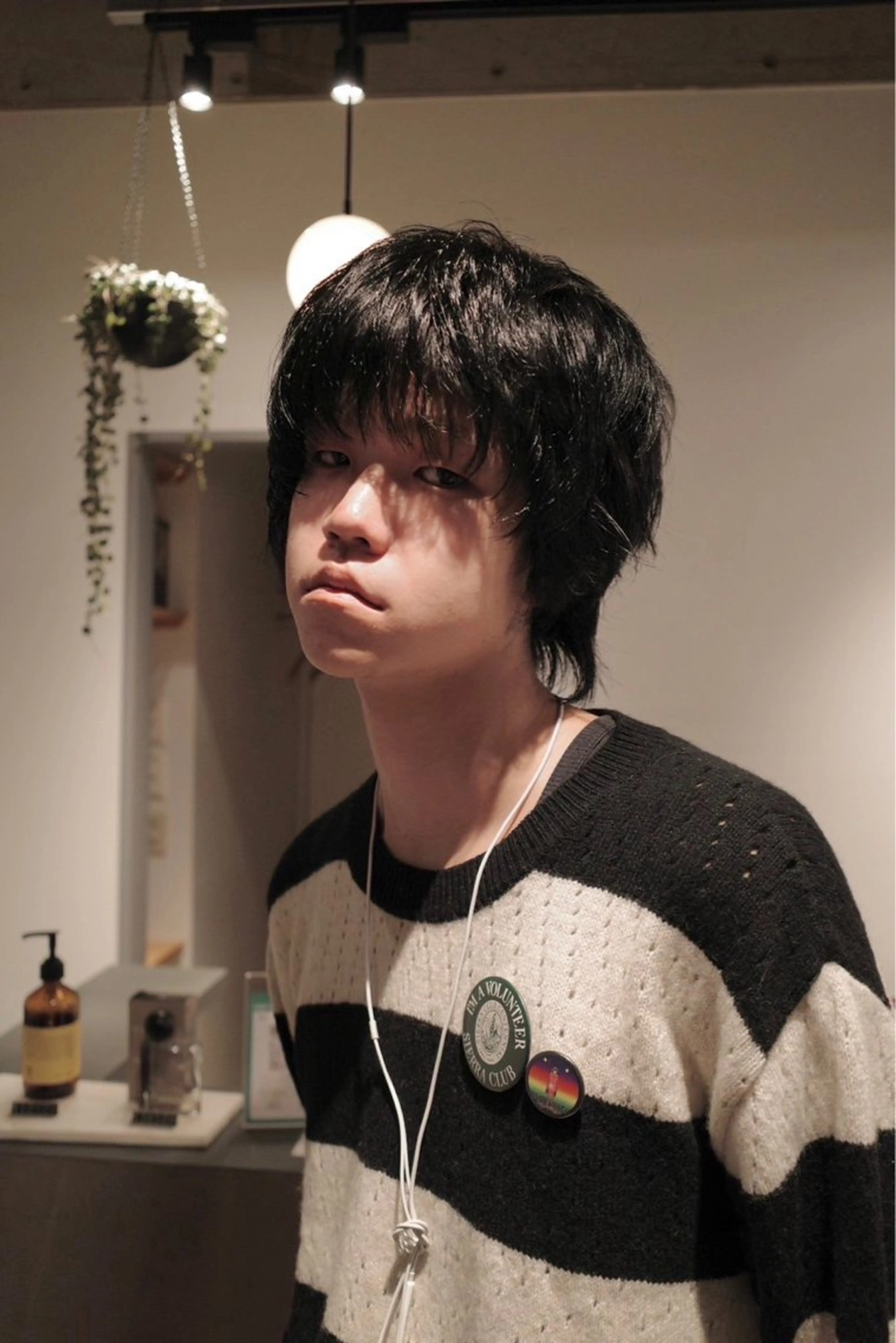 ミディアム カラー メンズ piilo /佐田國 友真のヘアスタイル