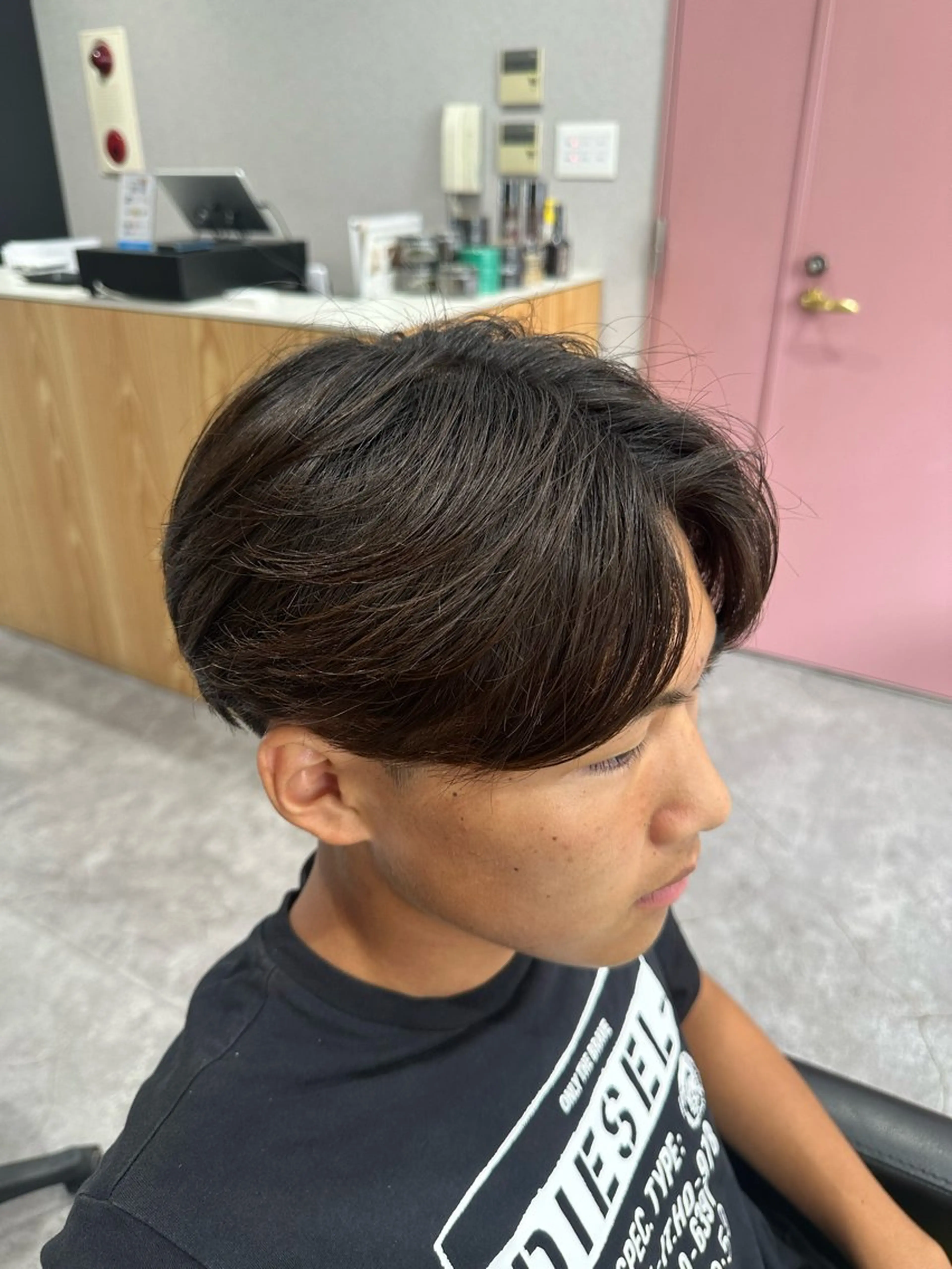 ミディアム パーマ ヘアアレンジ メンズ ミディアムパーマ メンズパーマ カット パーマ Mens Salon Gray by NYNY所属・メンズ特化美容師 コーショーのヘアスタイル