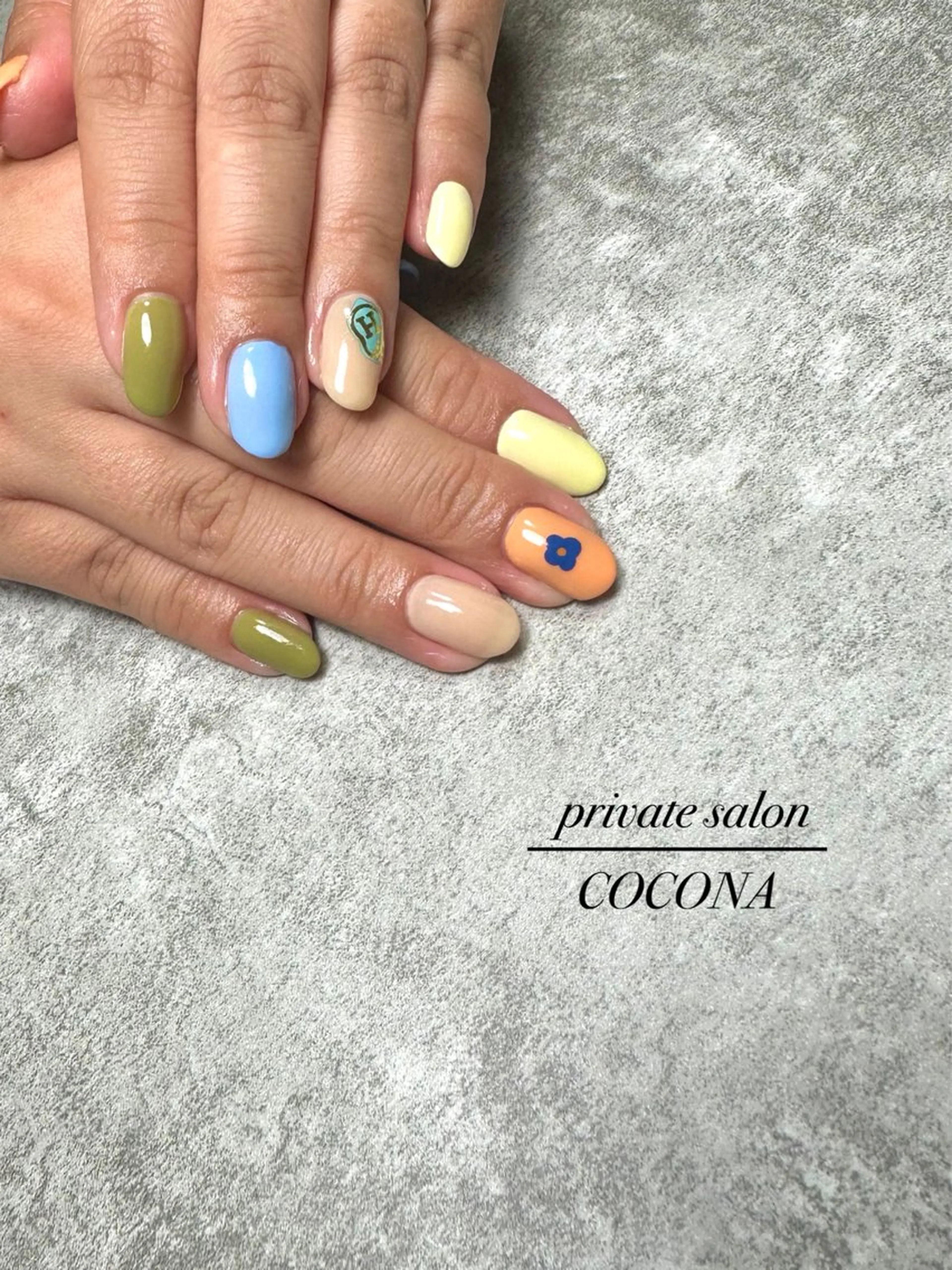 ネイル 持ち込み ハンドネイル プライベートサロン nailcoconaのネイルデザイン