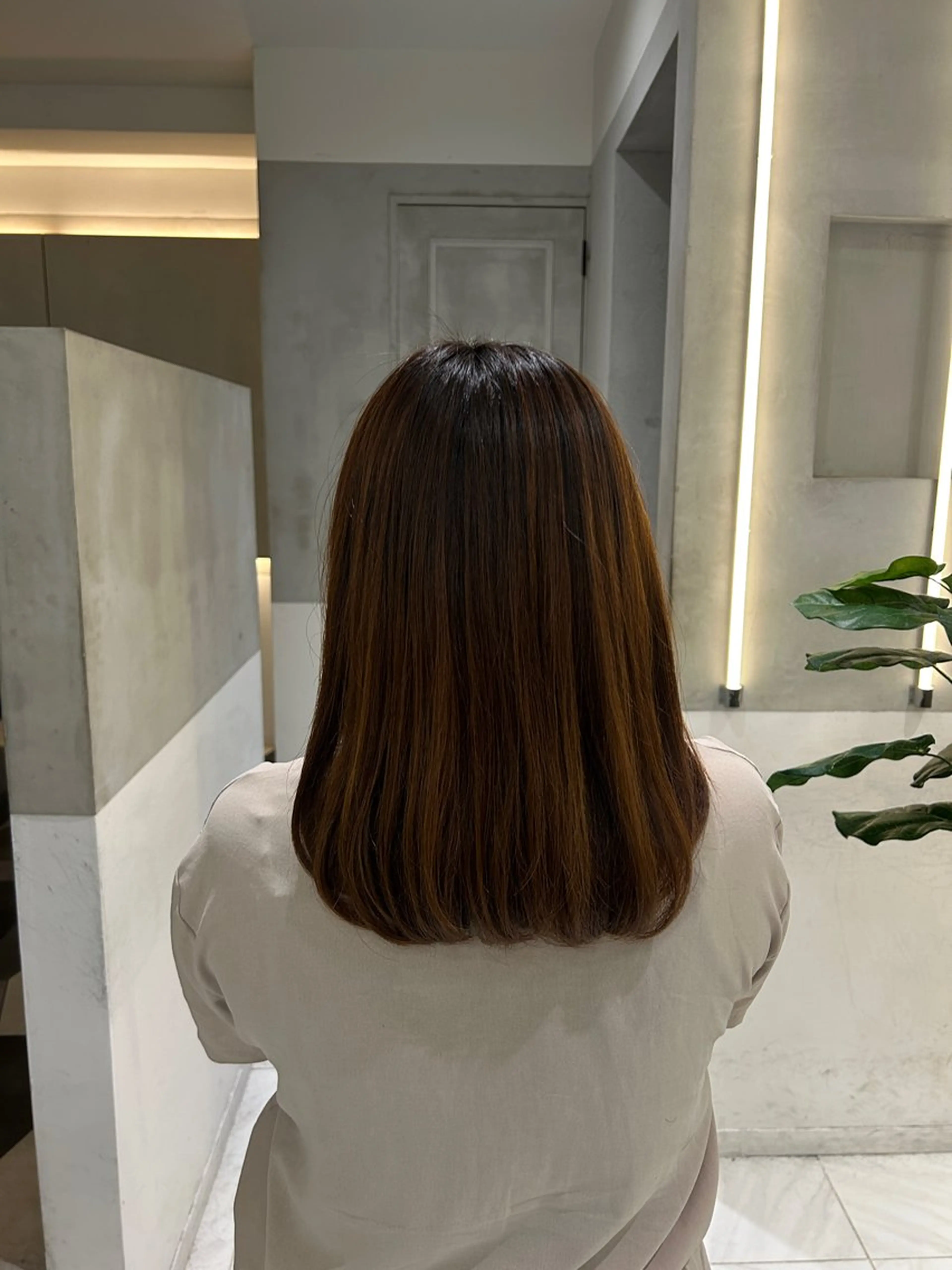 ミディアム 縮毛矯正 ⠀アヤら ⛓️メンズスタイルのヘアスタイル