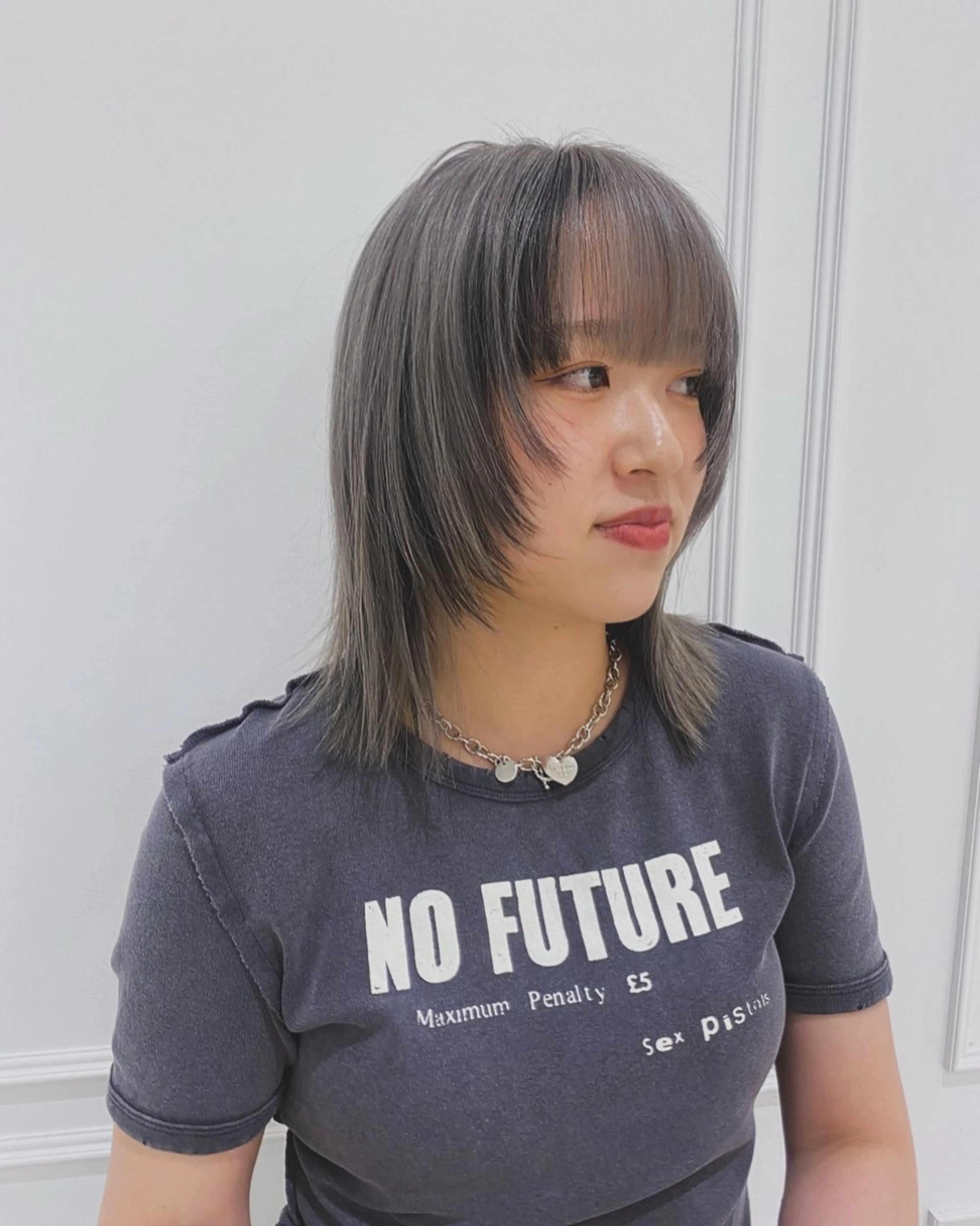 ミディアム カラー カット 藤村 雄大のヘアスタイル