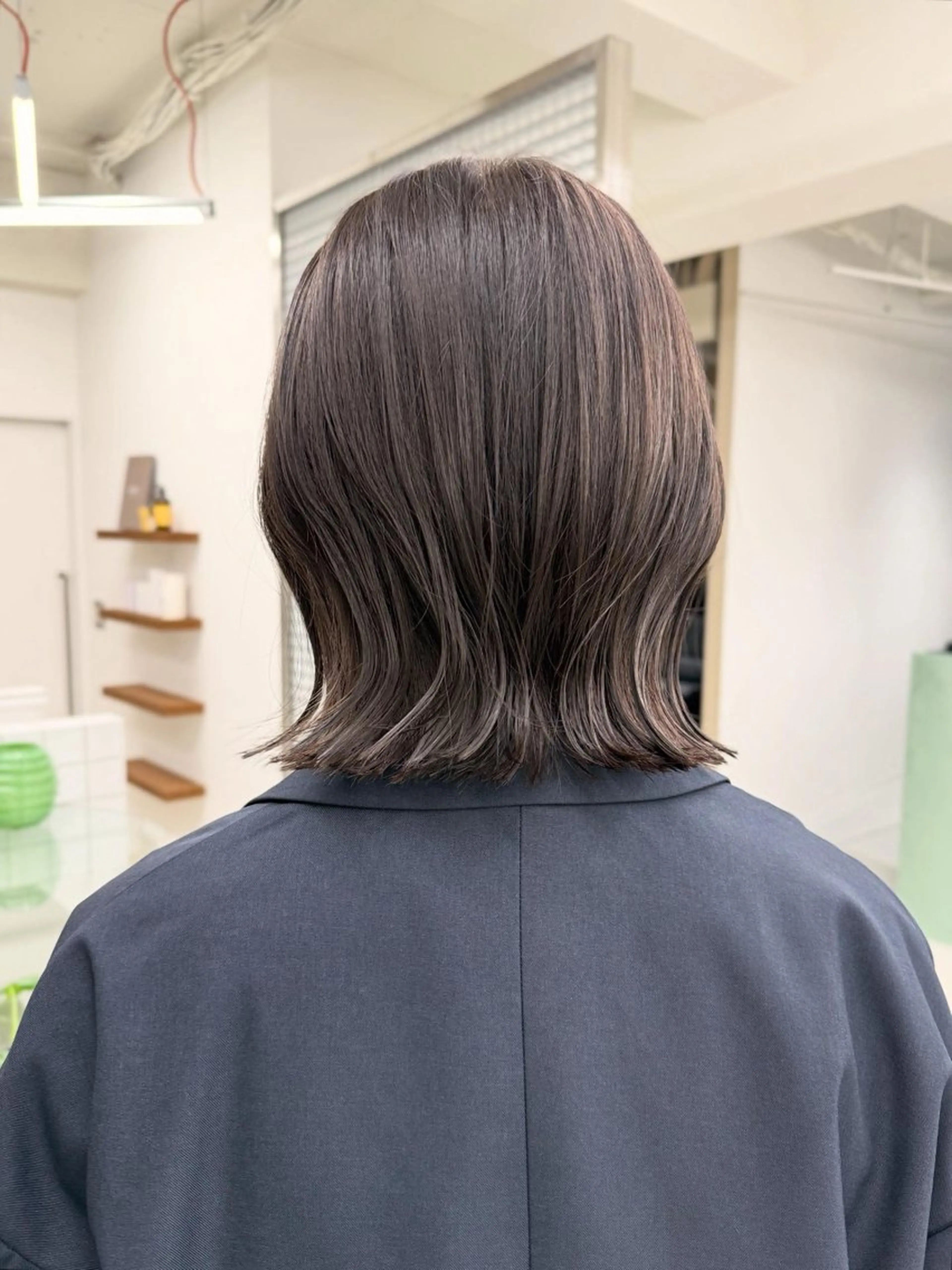 ミディアム カラー カット ヘアカラー トリートメント 表参道/髪質改善・ 透明感 colorのヘアスタイル