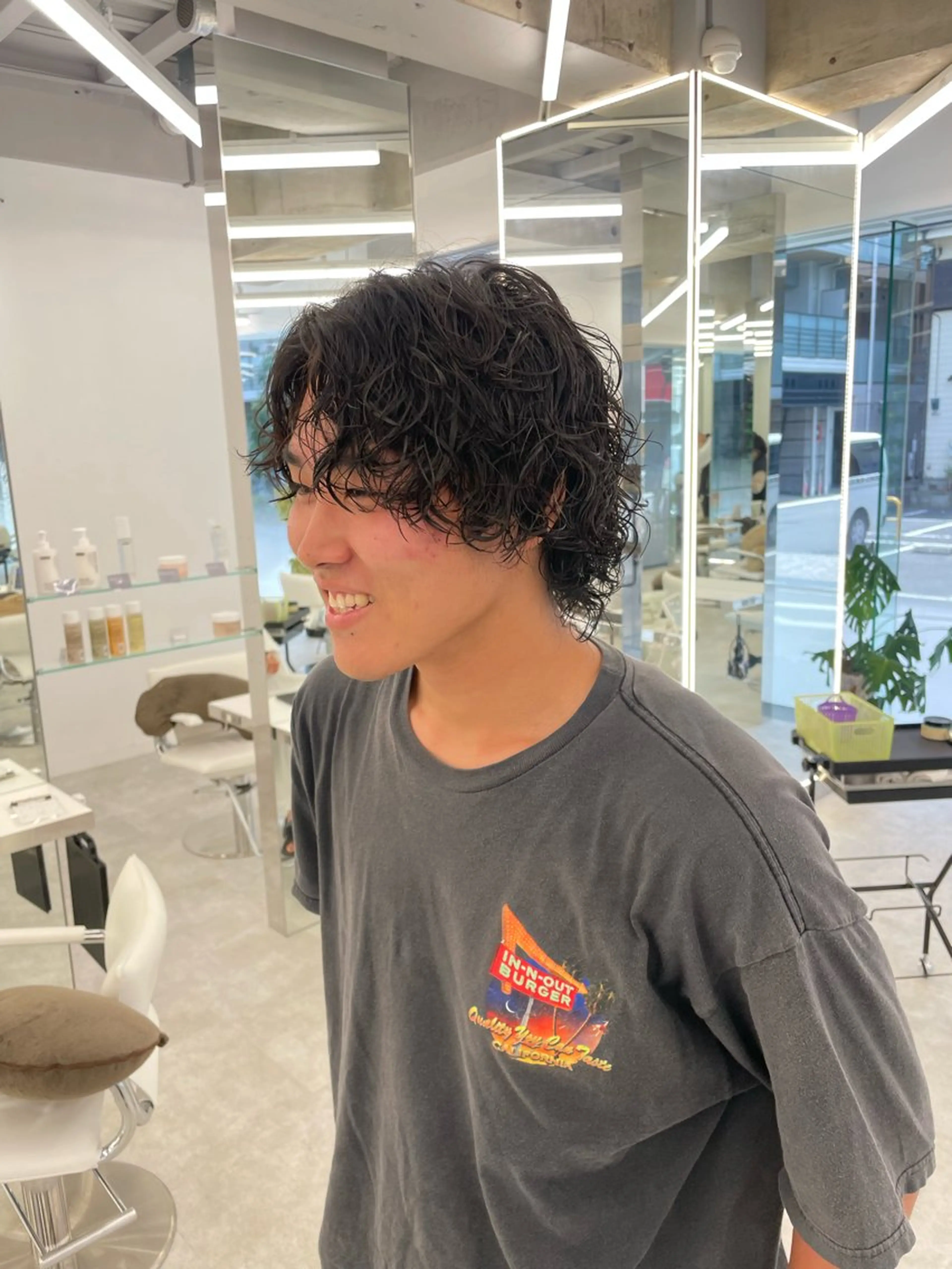 パーマ カット パーマ トリートメント 🔥メンズ特化 💎似合わせデザインのヘアスタイル