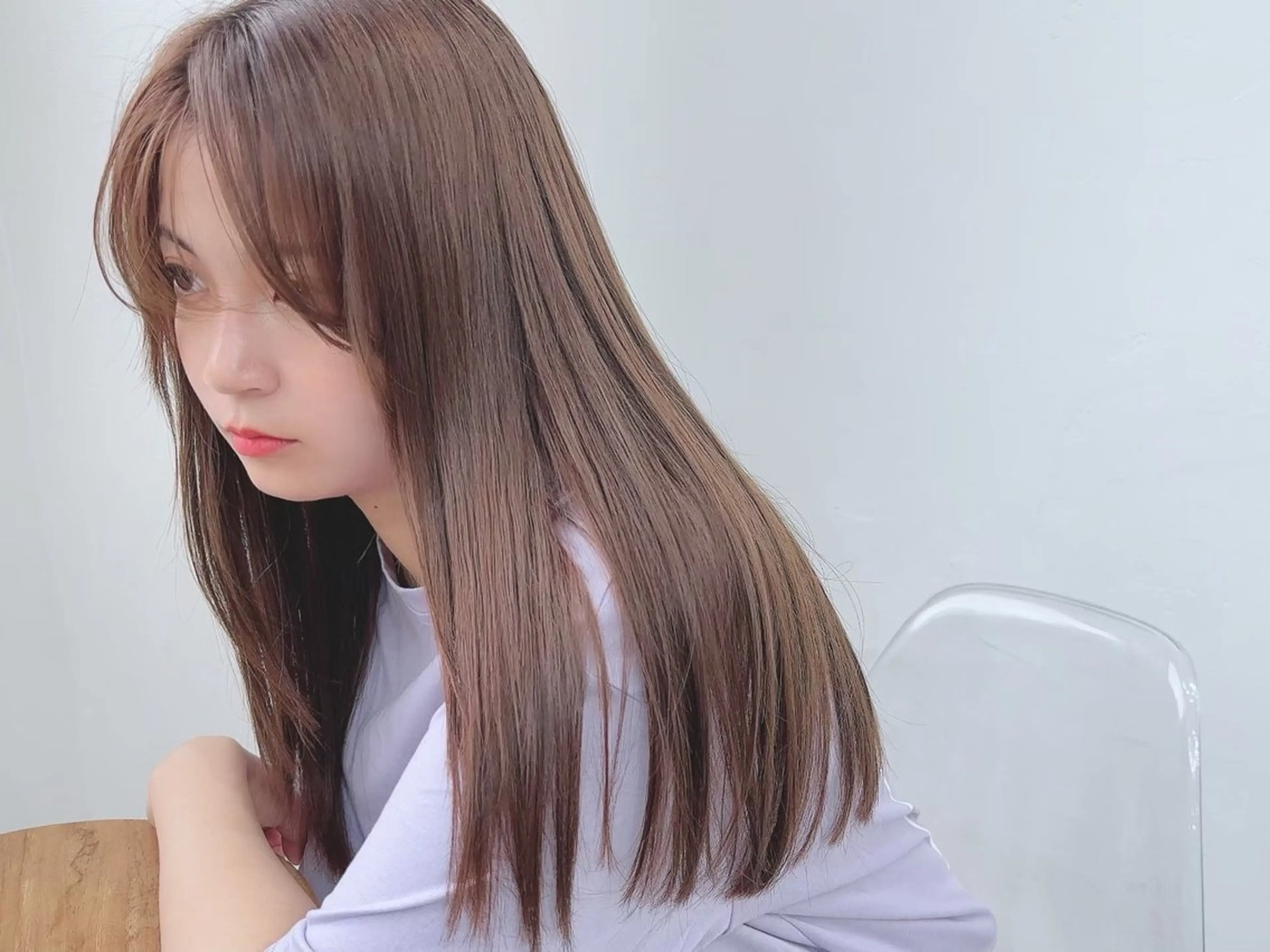 ロング 丸山 雷世のヘアスタイル