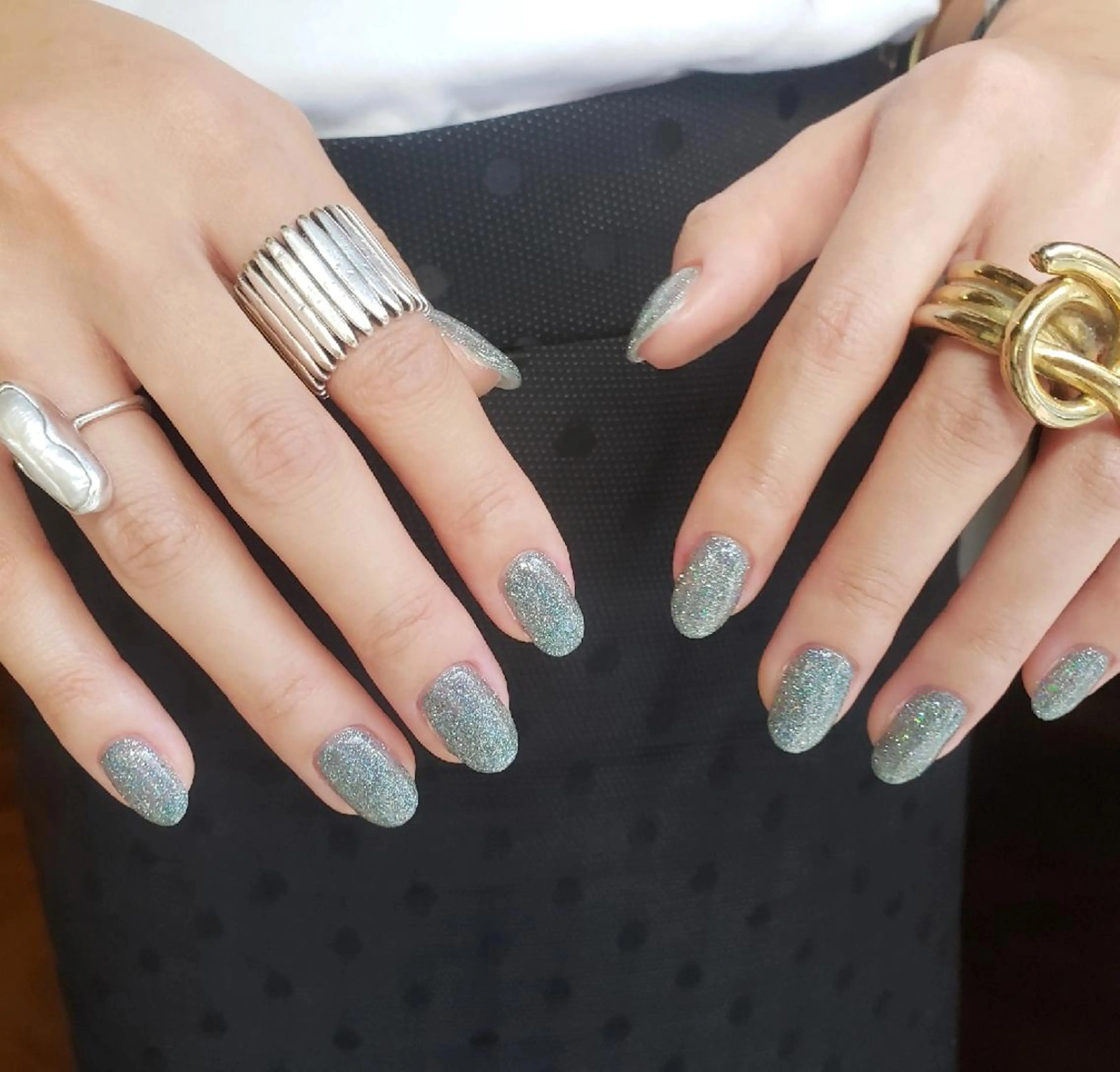 オーロラ、ミラー、フラッシュネイル💅(オフあり)の写真