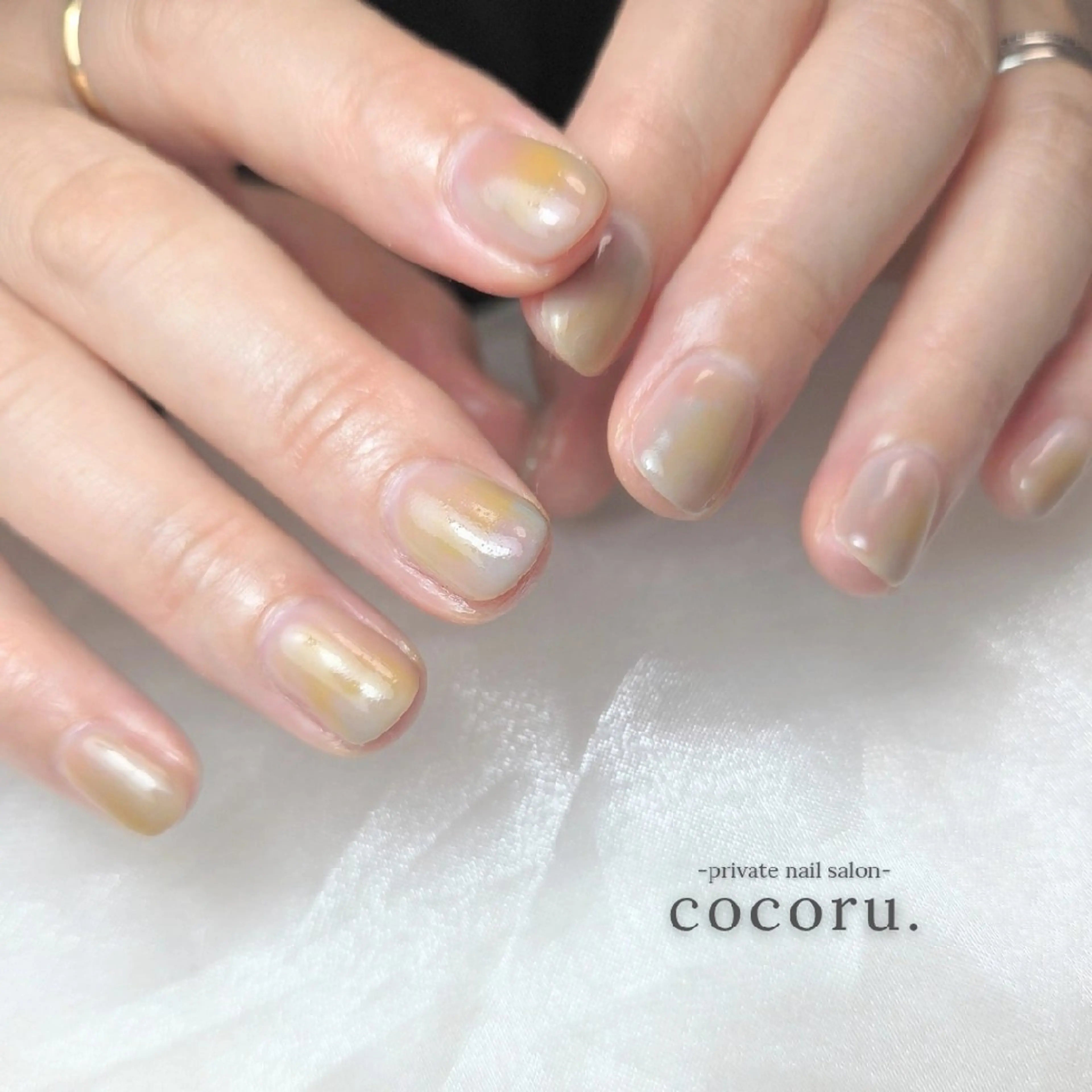 ネイル シンプルネイル ハンドネイル nail salon cocoru.のネイルデザイン