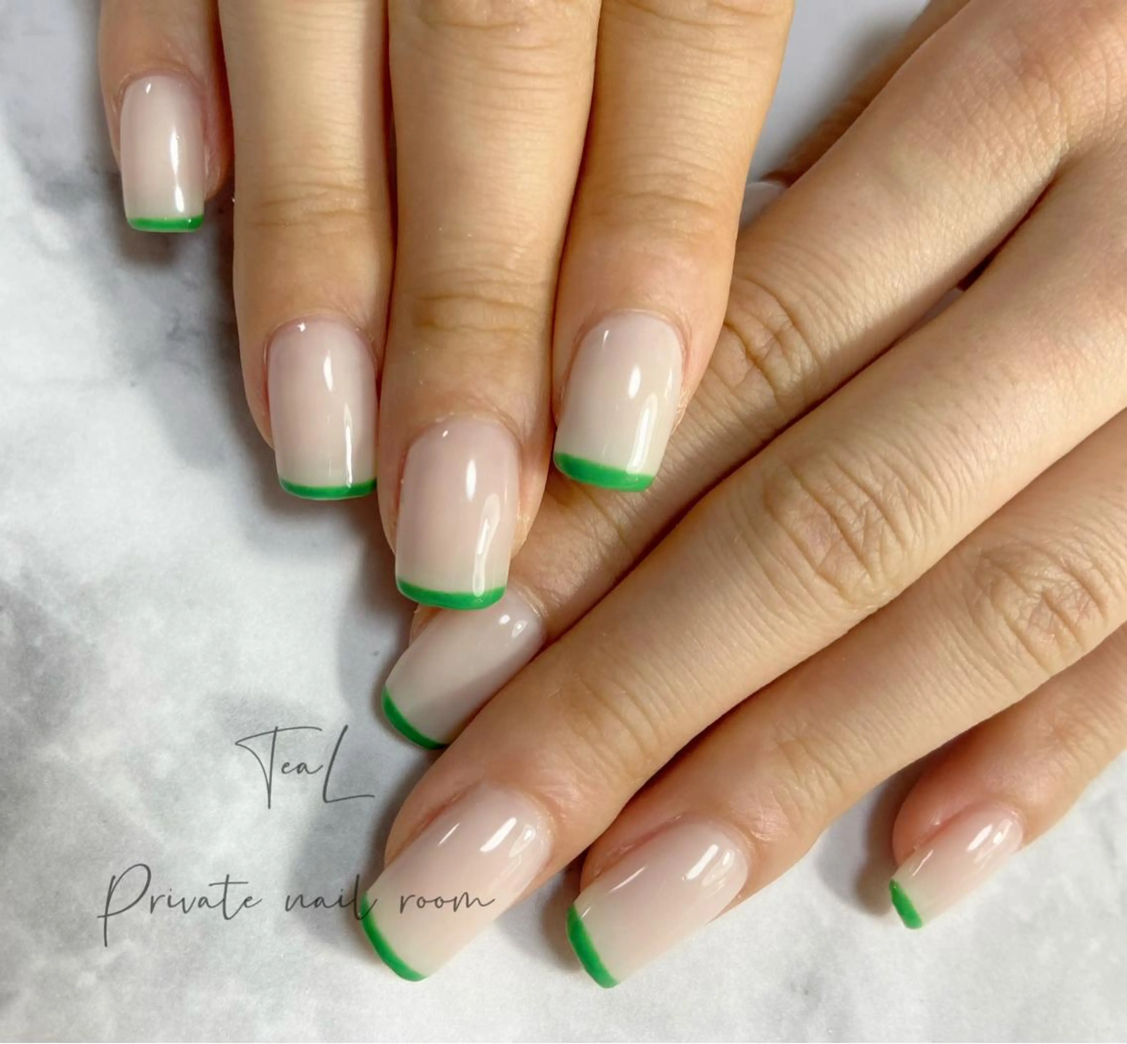 ネイル ハンドネイル TeaL nailのネイルデザイン