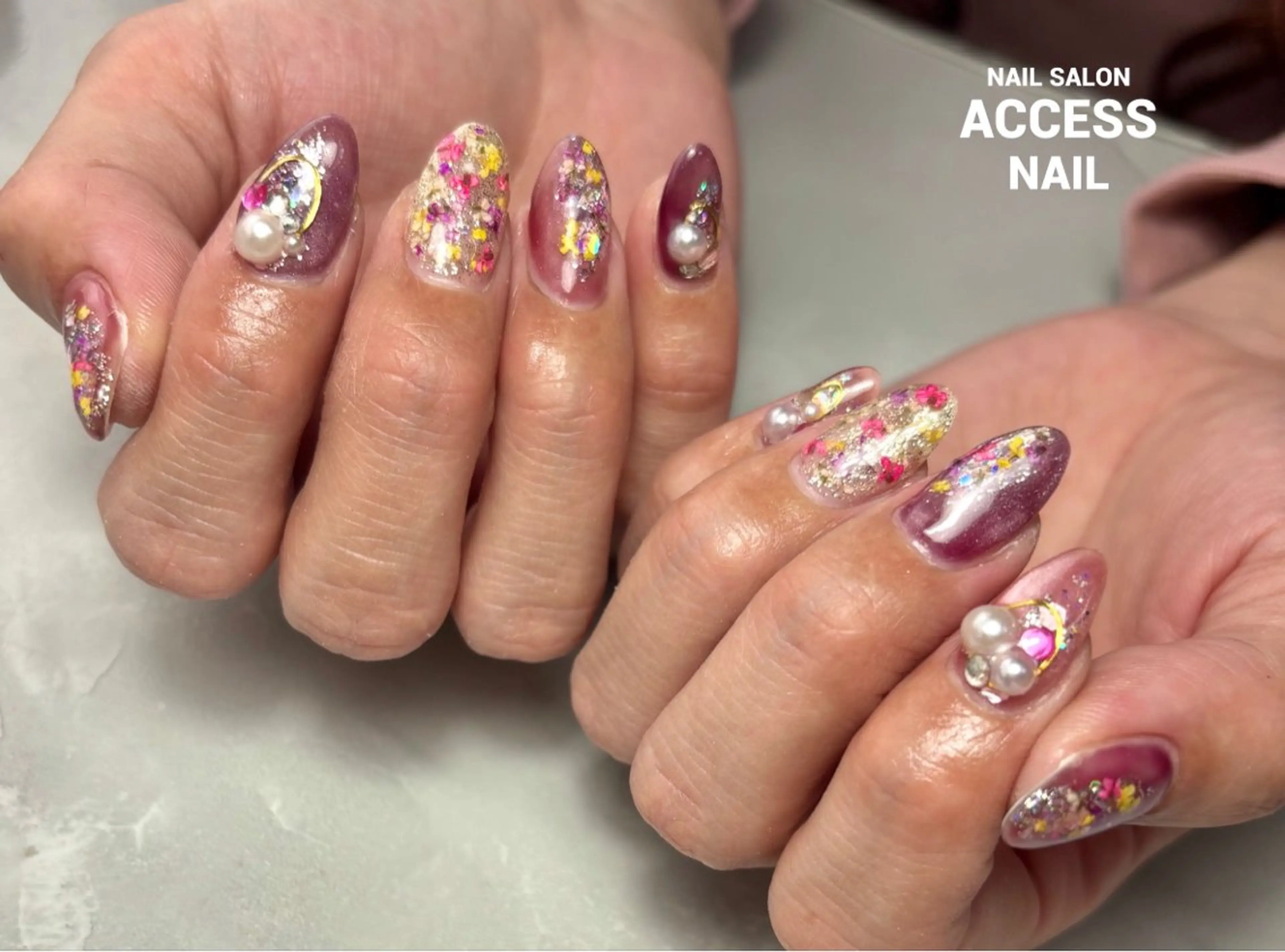 ネイル access nailのネイルデザイン