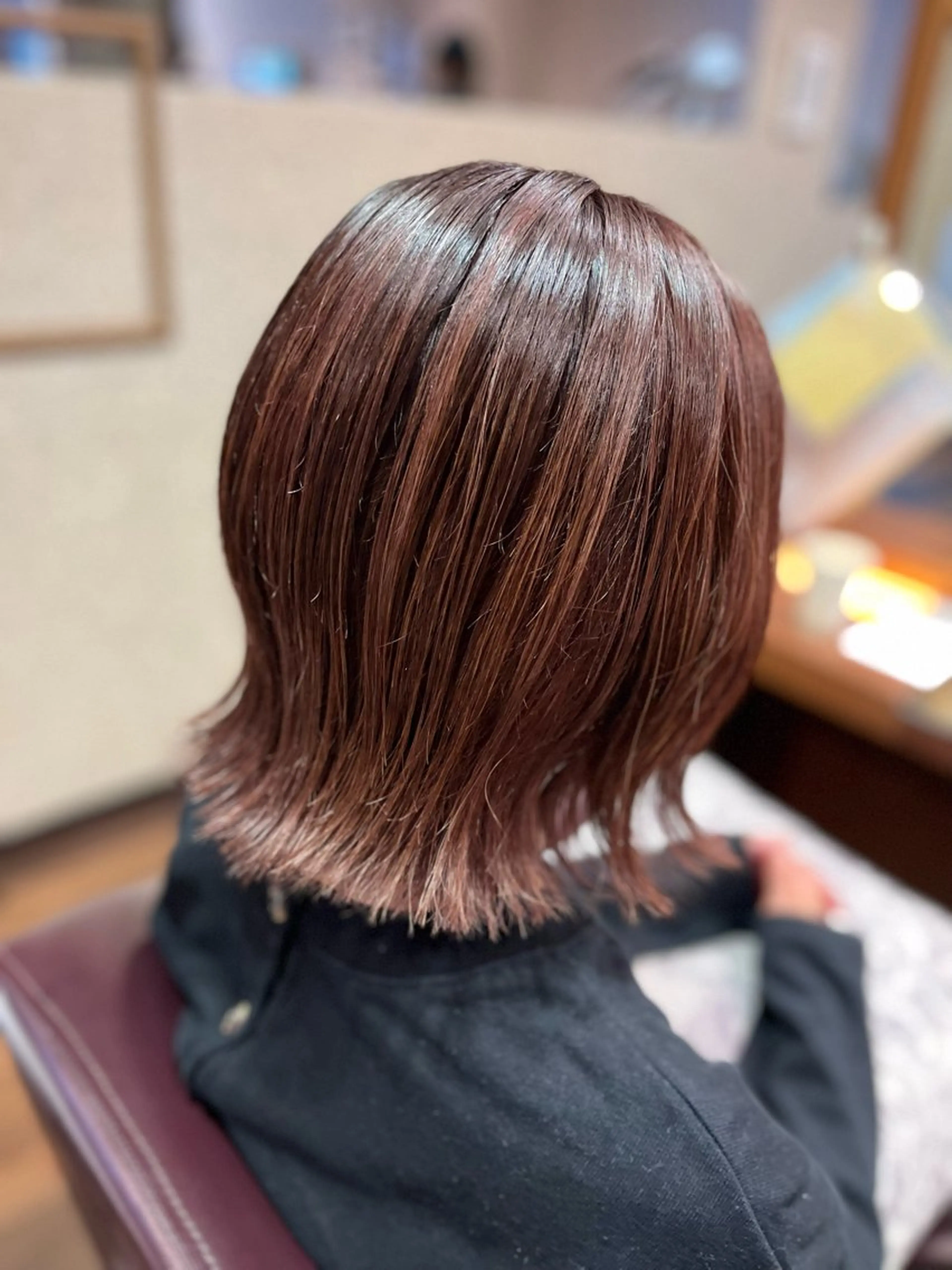 ミディアム ハイライト ヘアカラー サイトウ ナツキのヘアスタイル