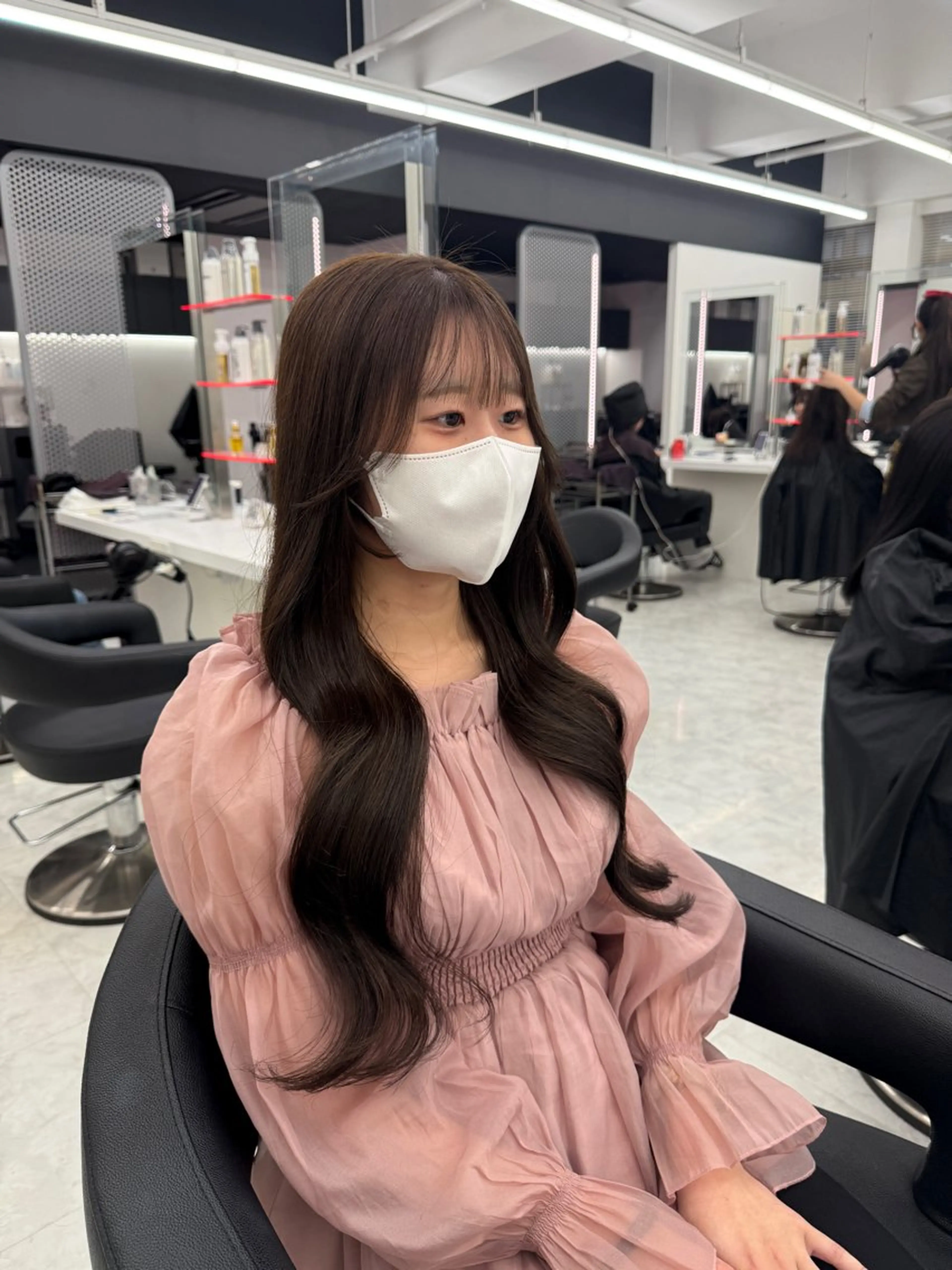 ロング カラー ヘアアレンジ ヘアカラー トリートメント ヘアセット 🎀Girly艶髪 暖色🎀Harukaのヘアスタイル