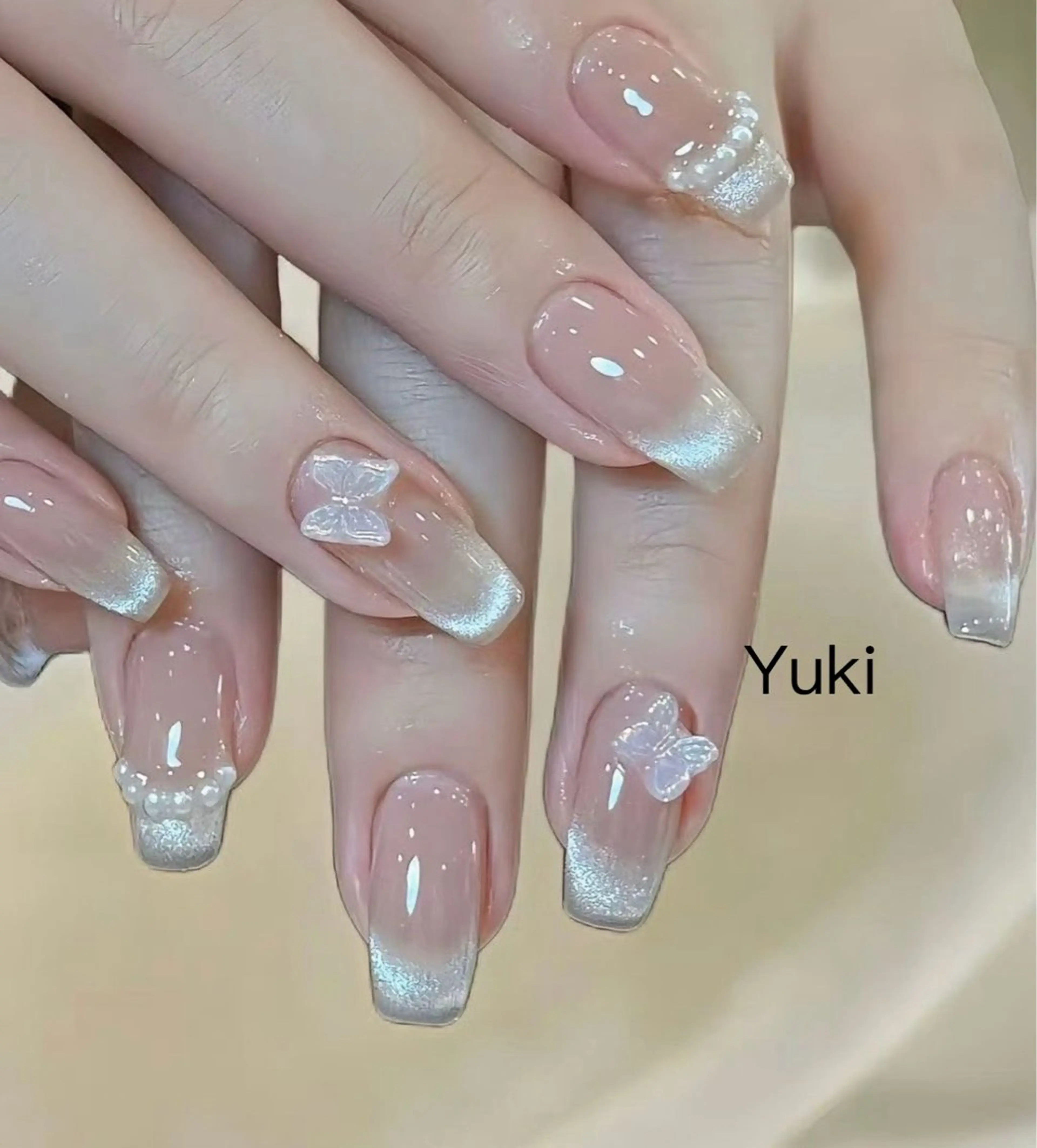 カラーベースに🧲マグネット🧲グラデーション！の写真