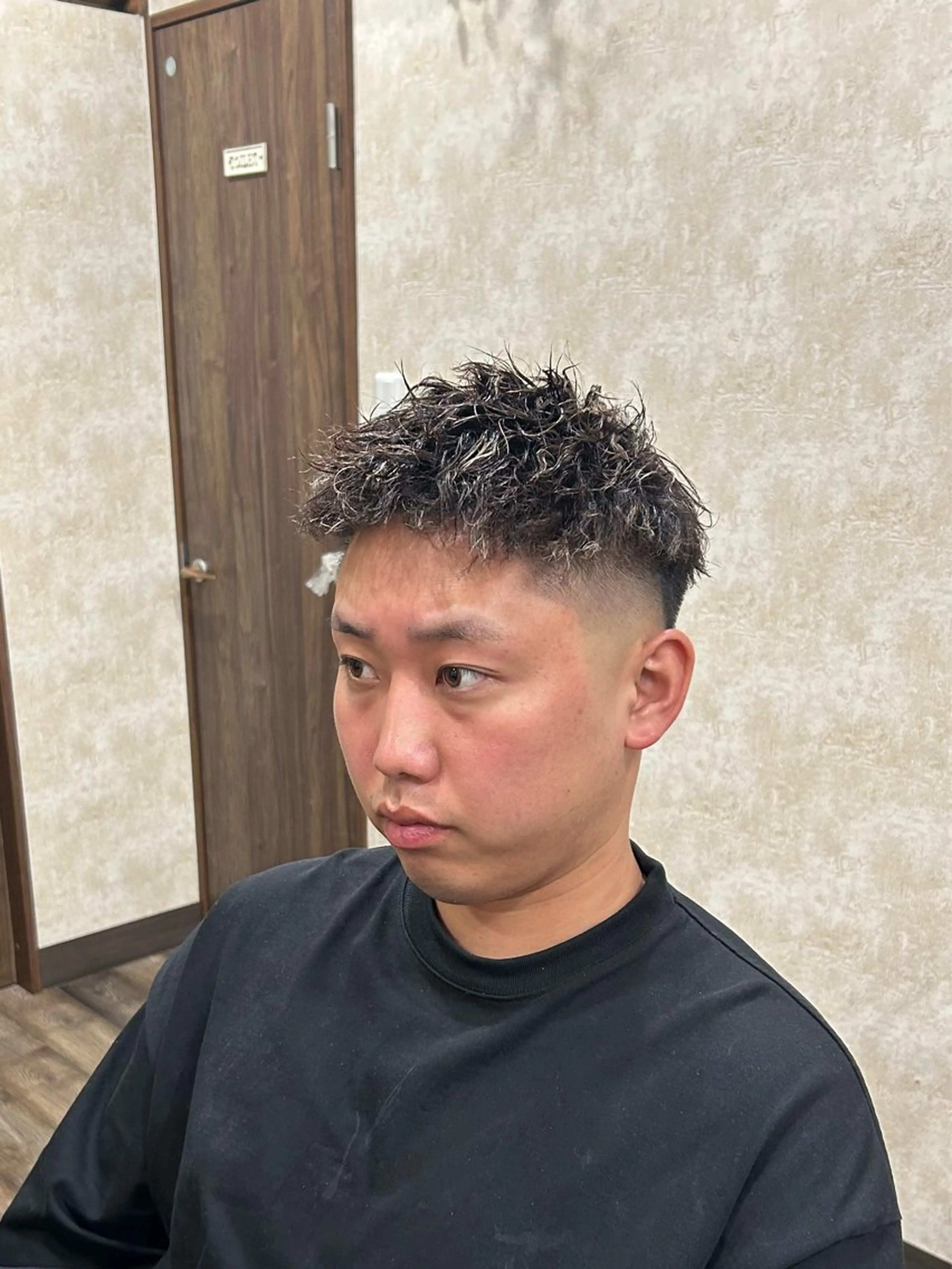 ショート パーマ メンズ メンズパーマ カット パーマ メンズカット/ 雄大のヘアスタイル