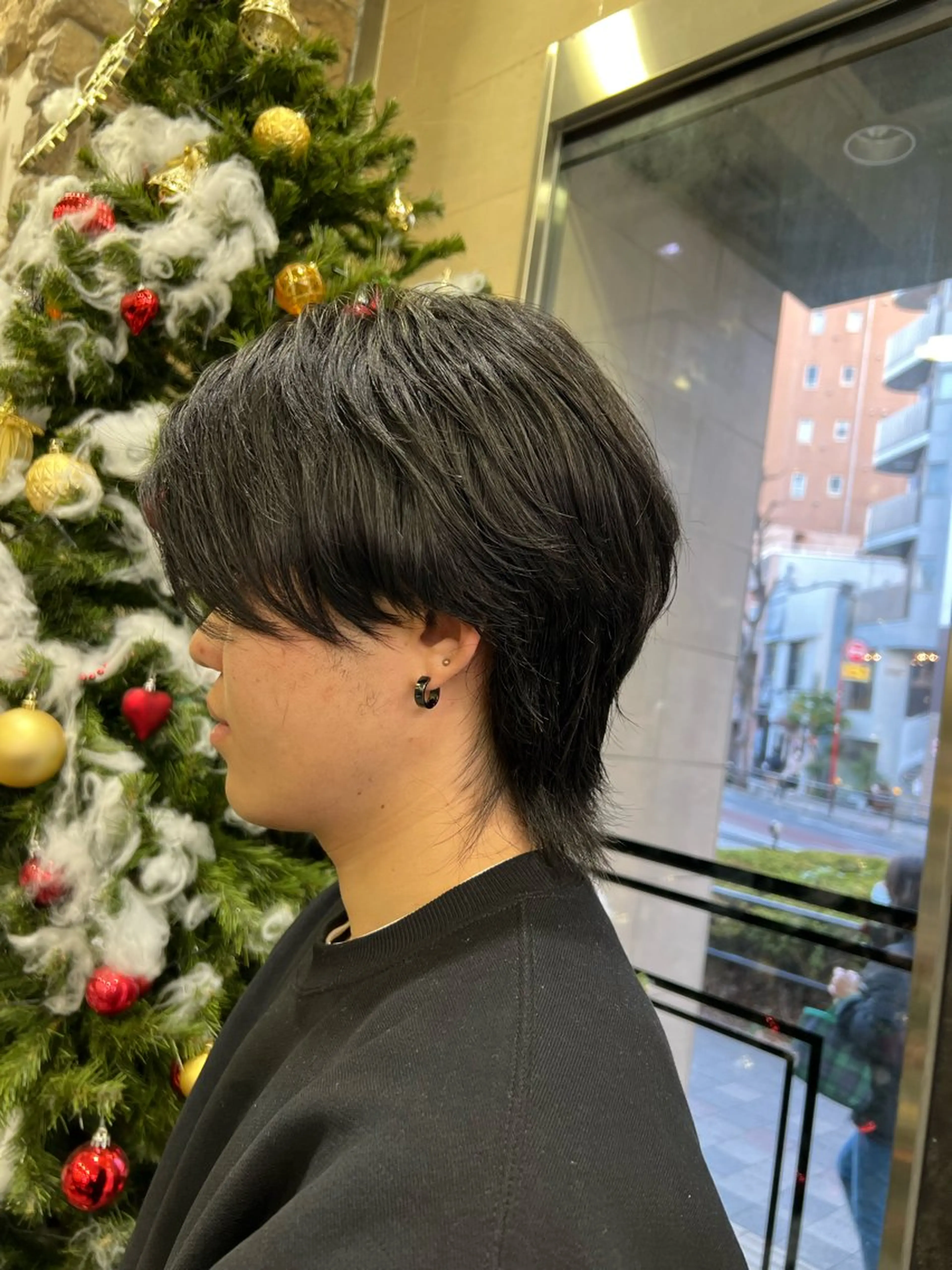 メンズ カット トリートメント 韓国ヘアダウンパーマ シャドウパーマ/航太のヘアスタイル